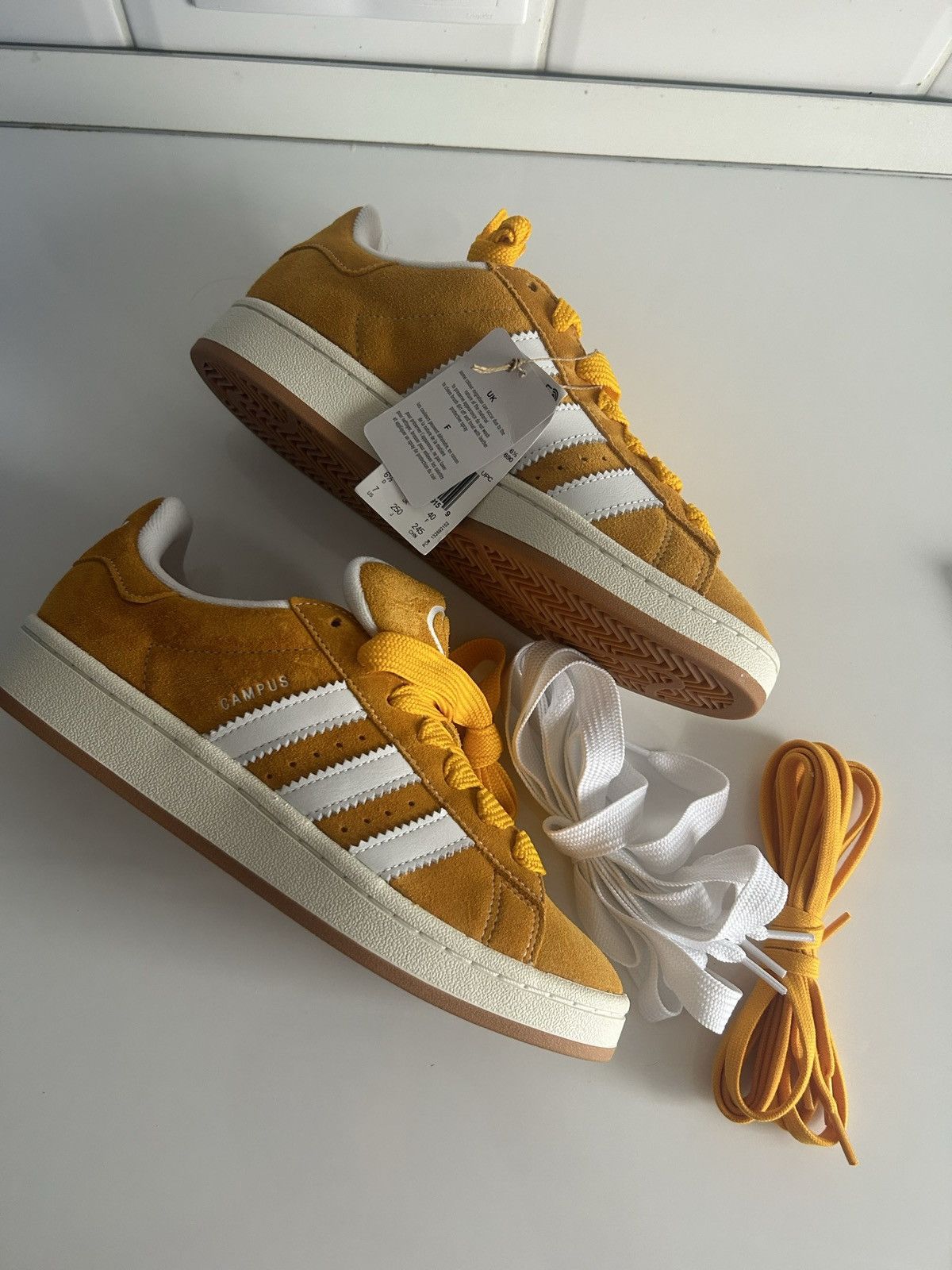 Adidas ADIDAS CAMPUS 00’s pantone/ftwe yellow off white Size US 7 / IT 37 - 6 Thumbnail