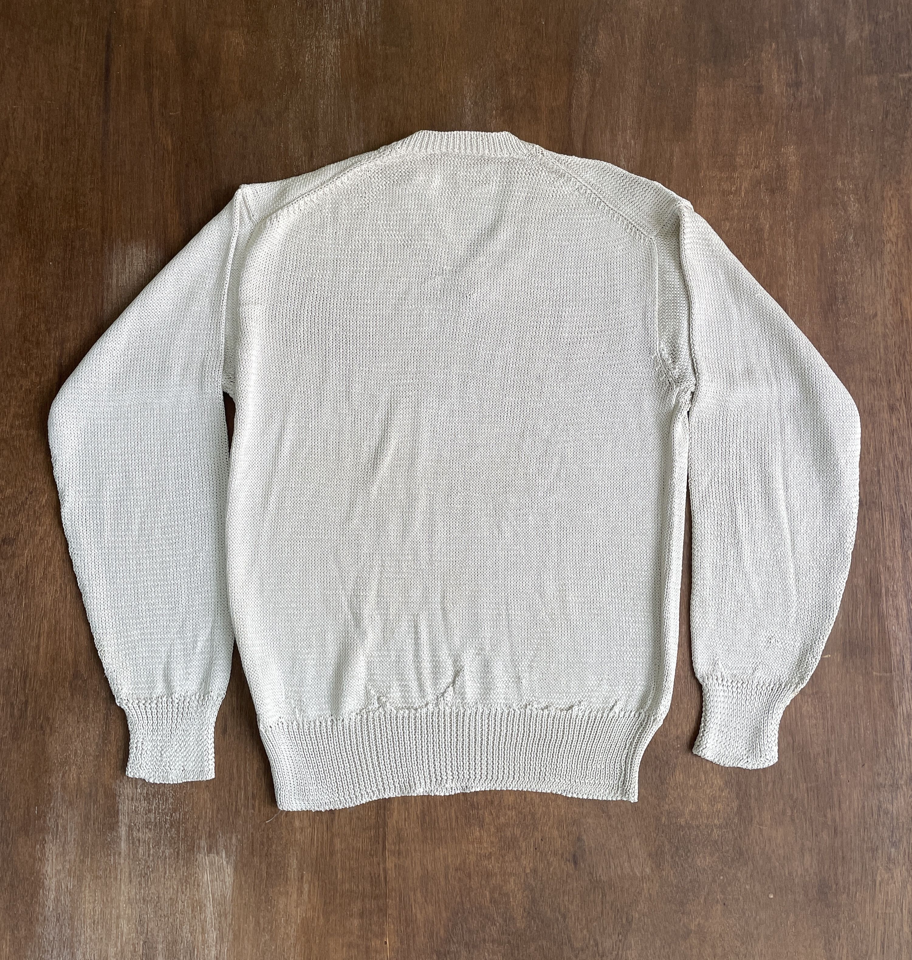 Yohji Yamamoto Yohji Yamamoto V Stitch Acrylic Sweaters Size US M / EU 48-50 / 2 - 7 Thumbnail