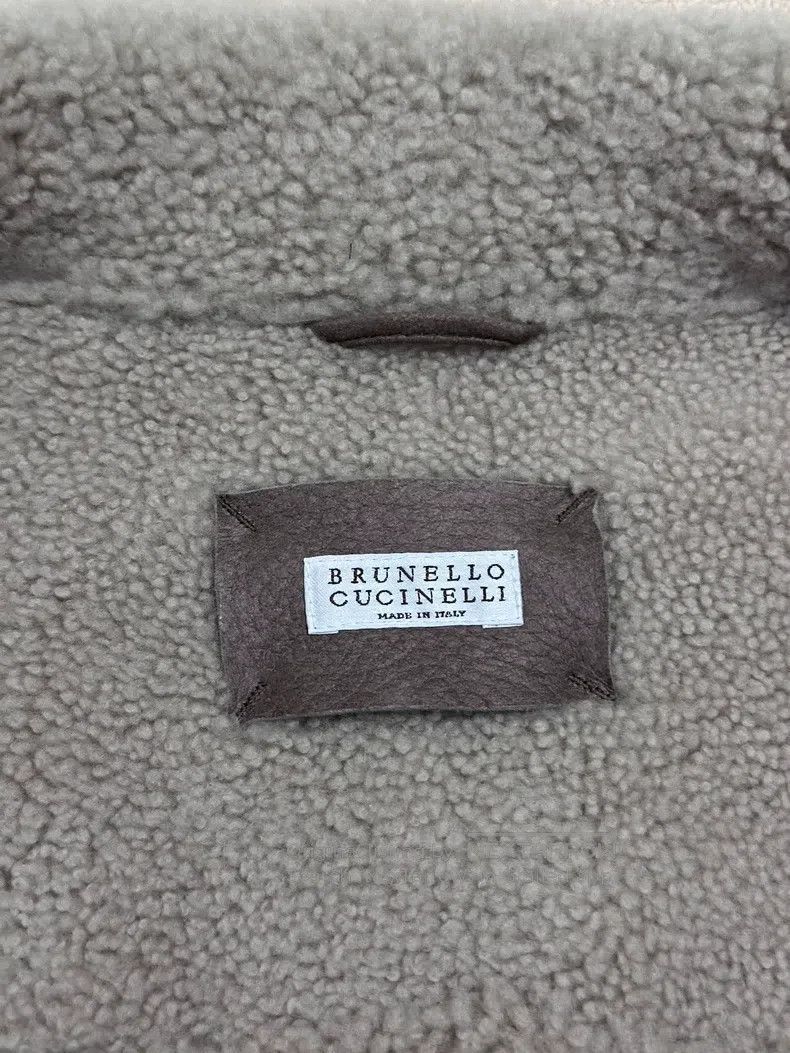 Brunello Cucinelli Brunello Cucinelli Leather and Fur Combination Leather Jac Size US M / EU 48-50 / 2 - 3 Thumbnail