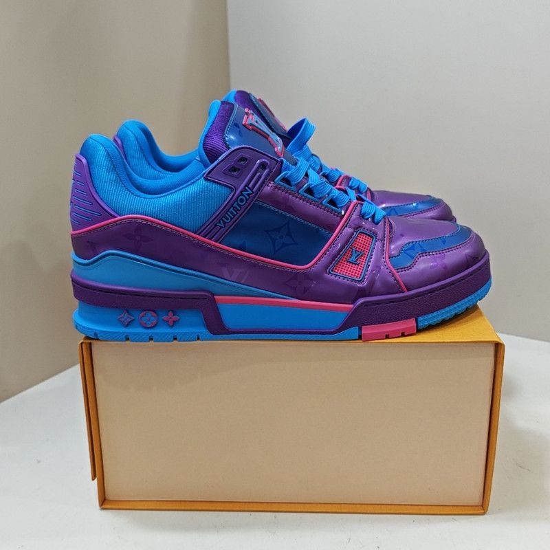 Louis Vuitton Louis Vuitton Trainer Low Top Sneakers for Men -2508 Size US 8.5 / EU 41-42 - 6 Thumbnail