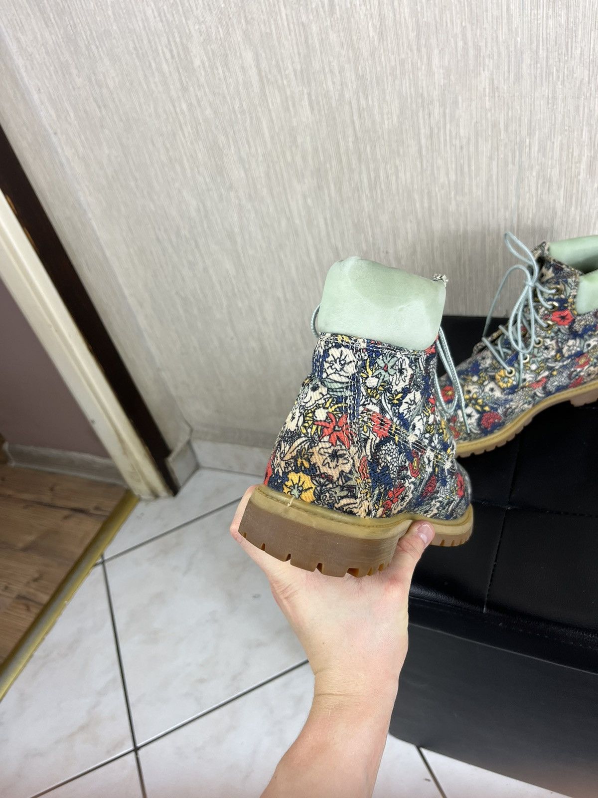 Timberland × Vintage Timberland floral boots shoes full all over print Size US 7.5 / IT 37.5 - 17 Thumbnail