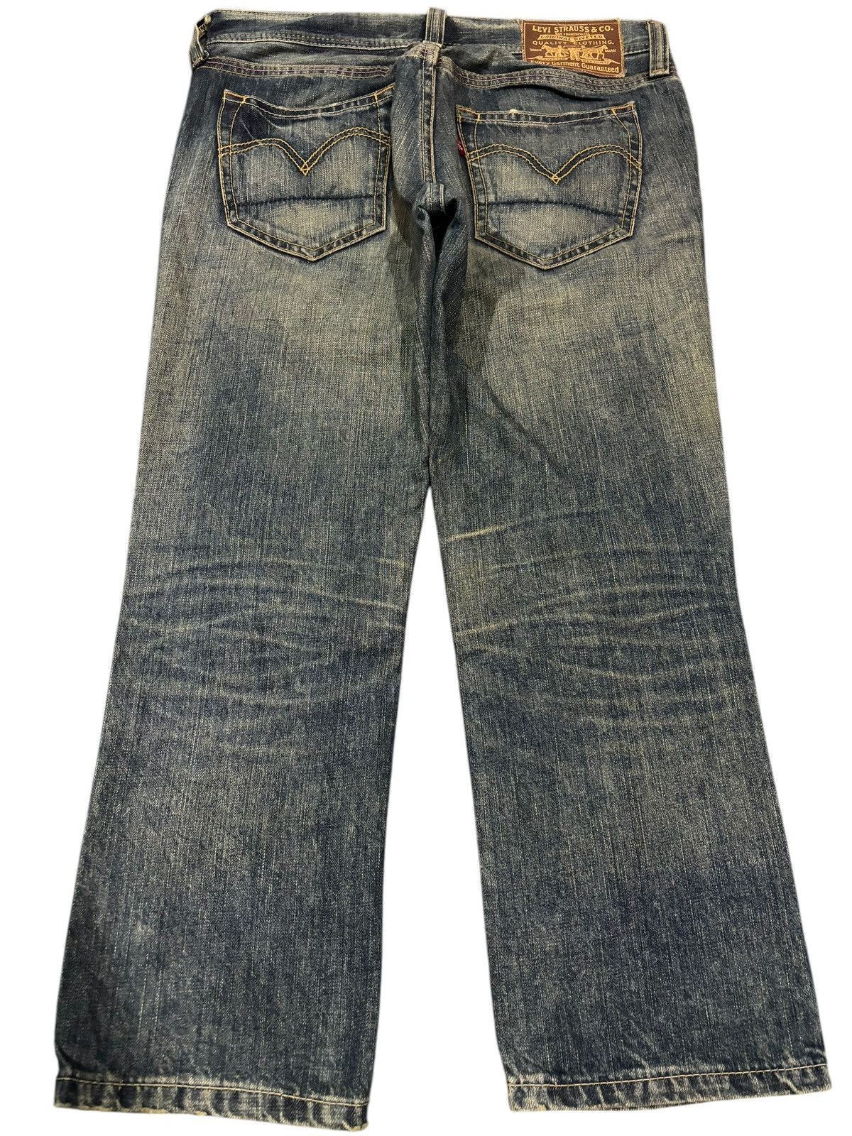 Levi's × Vintage Y2k Vintage Levi’s Japan Faded Cropped Cut Jeans Size US 28 / EU 44 - 2 Thumbnail