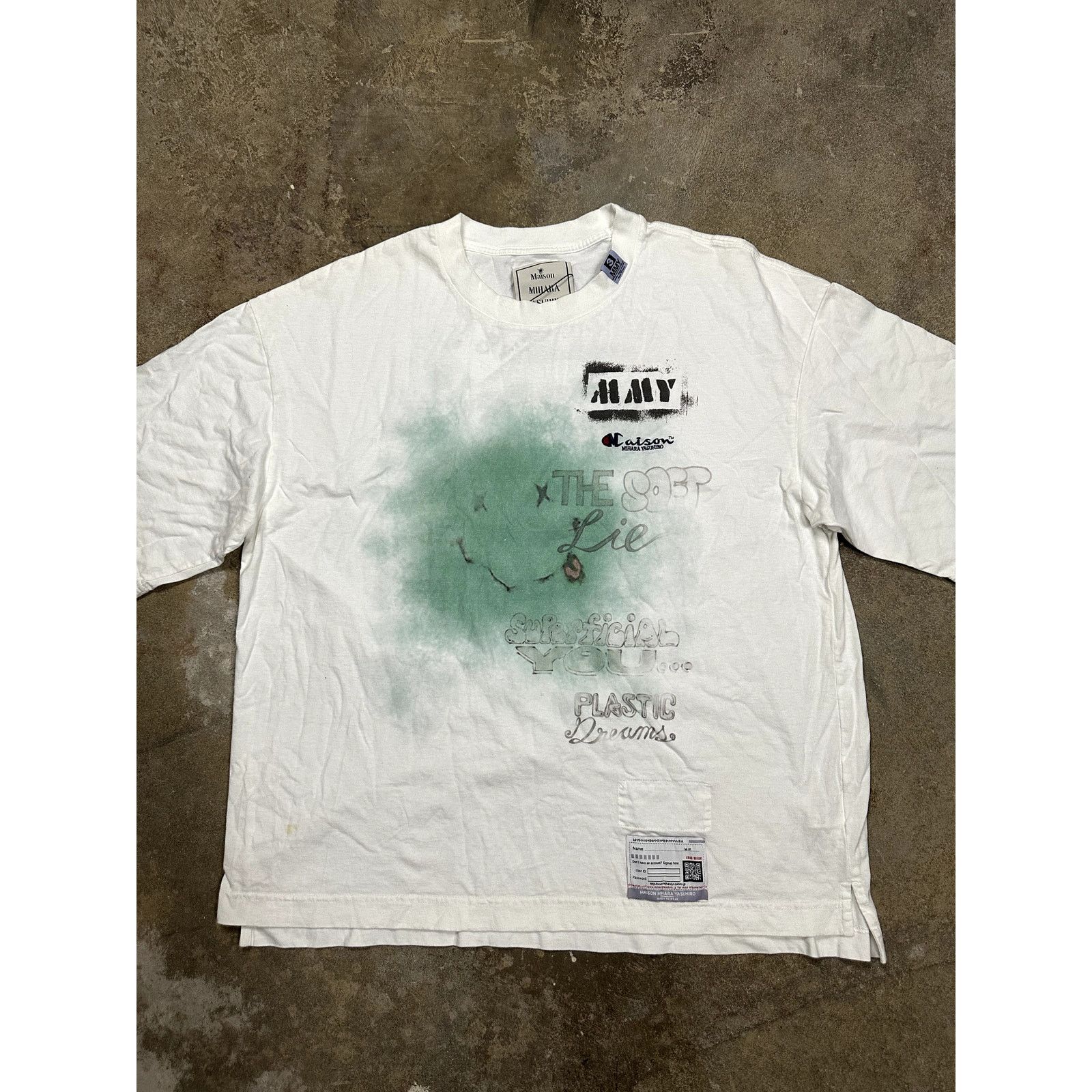 Maison MIHARA YASUHIRO Maison Mihara Yasuhiro Tee White Used 46 Large Size US M / EU 48-50 / 2 - 1 Thumbnail