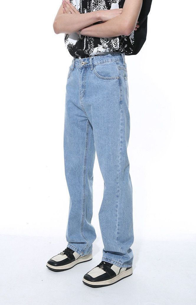Japanese Brand × Jean Simple classic retro washed light jeans Size US 32 / EU 48 - 4 Thumbnail