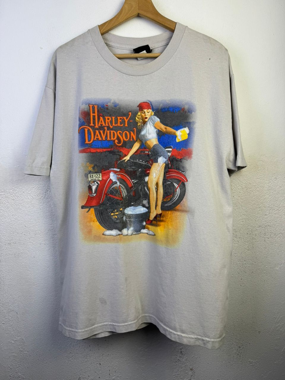 Harley Davidson Vintage HARLEY DAVIDSON Tee Size US L / EU 52-54 / 3 - 1 Thumbnail