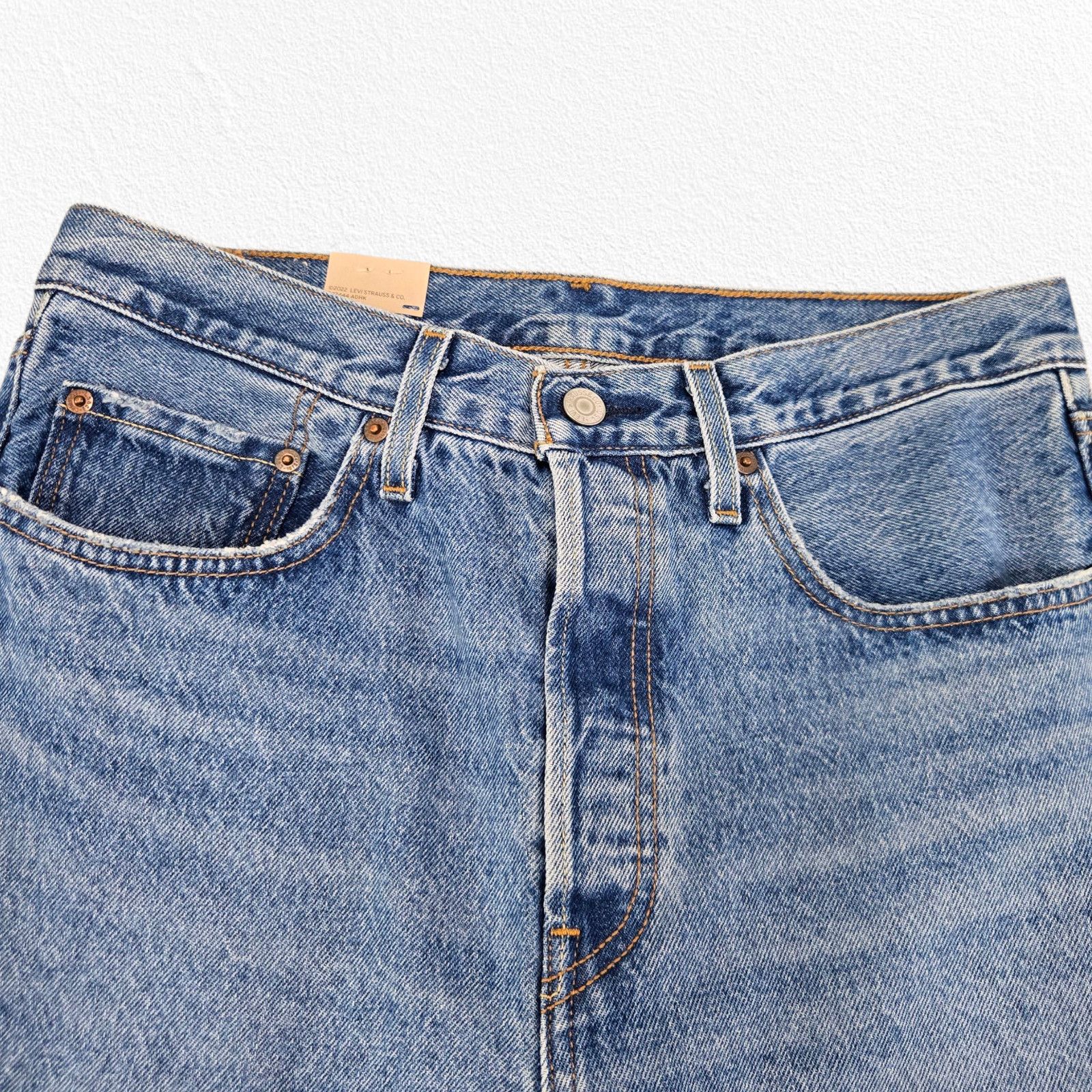 Levi's Levi's 501 150th Anniversary High Rise Straight Jeans Sz 30 Size 30" / US 8 / IT 44 - 4 Thumbnail