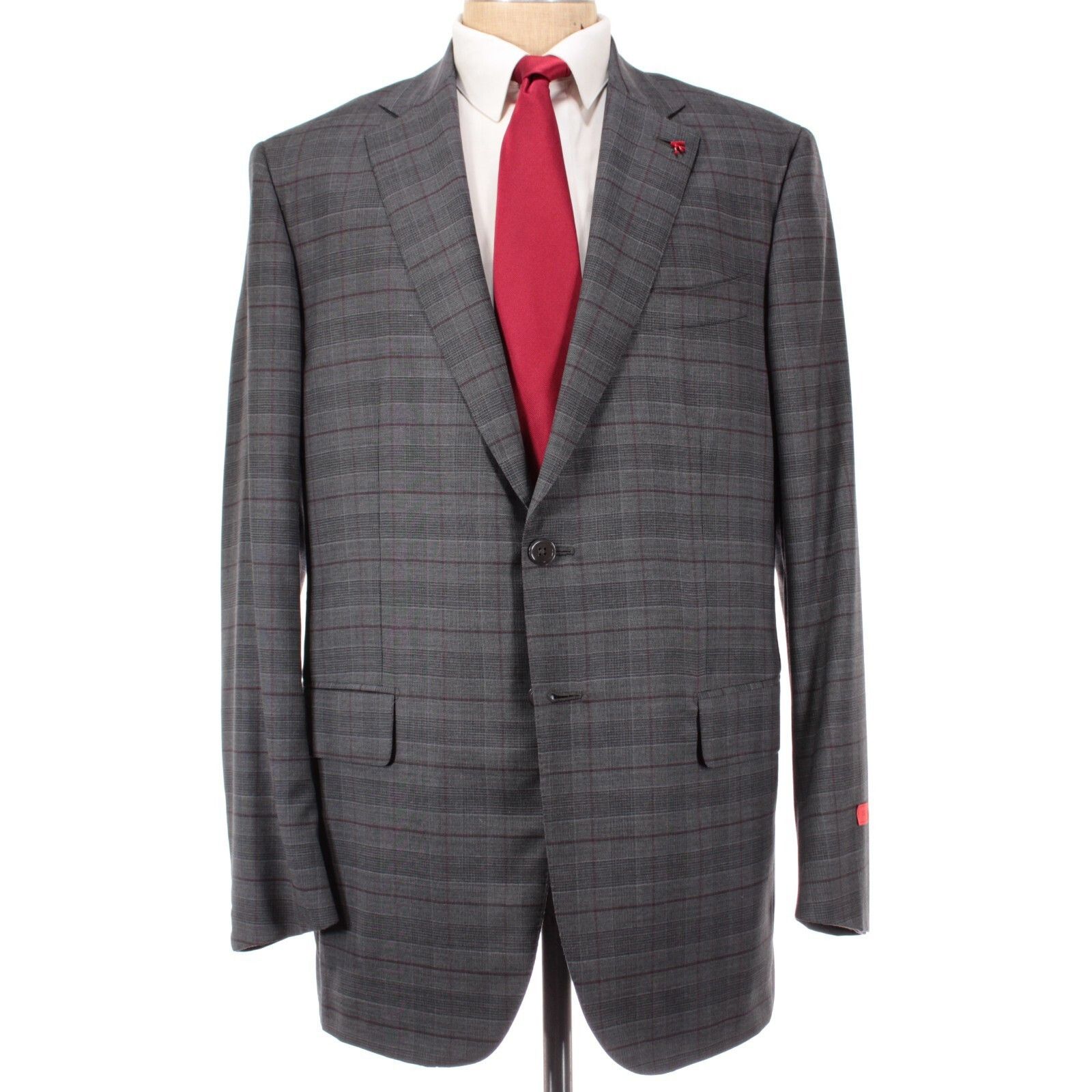 Isaia isaia Suit Size US 46 Long in Gray Size 46R - 1 Thumbnail
