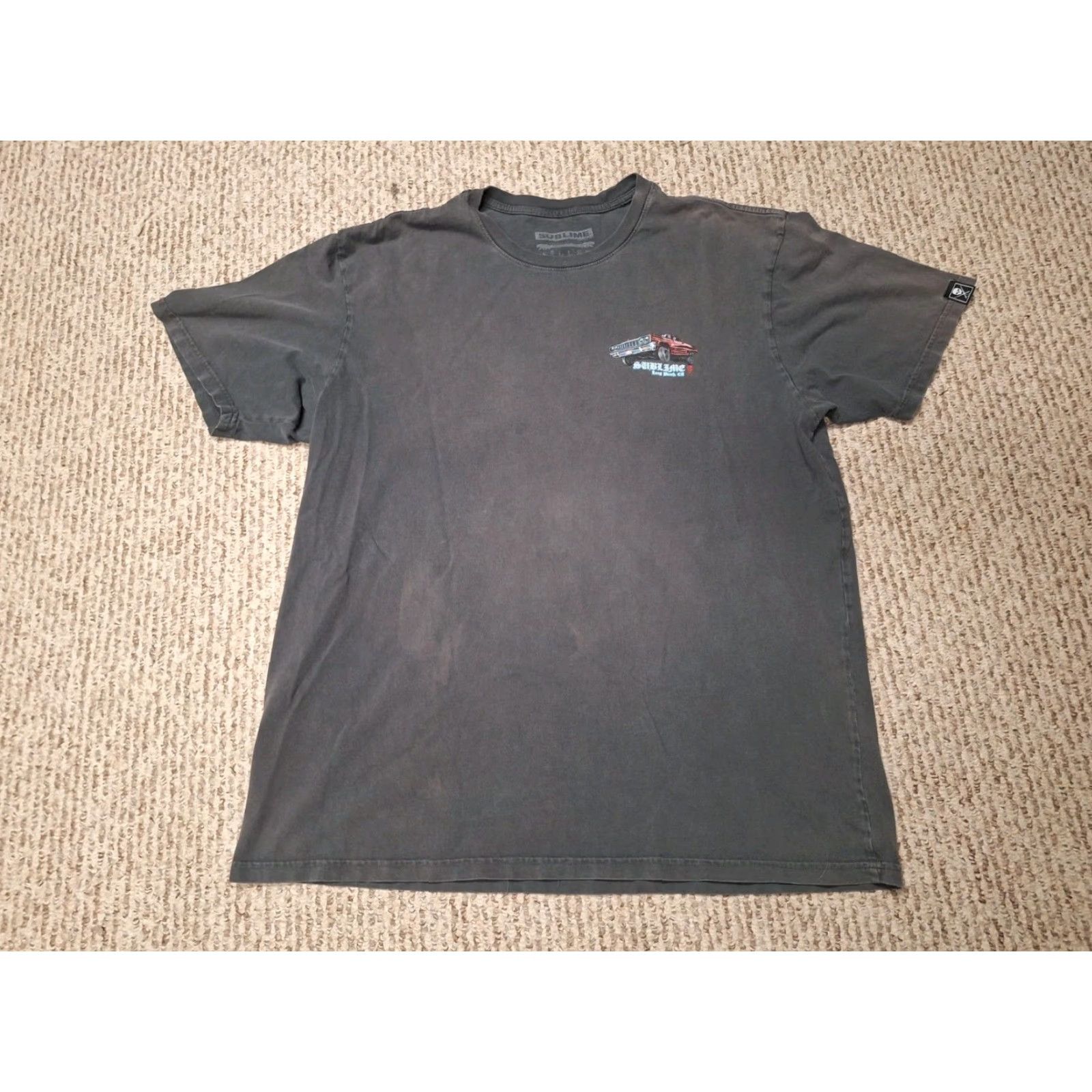 Vintage VINTAGE Sullen T-Shirt Graphic Print Unisex Adults 2XL Gray Cotton Crew Neck Short Sleeve Logo Size US XXL / EU 58 / 5 - 3 Thumbnail