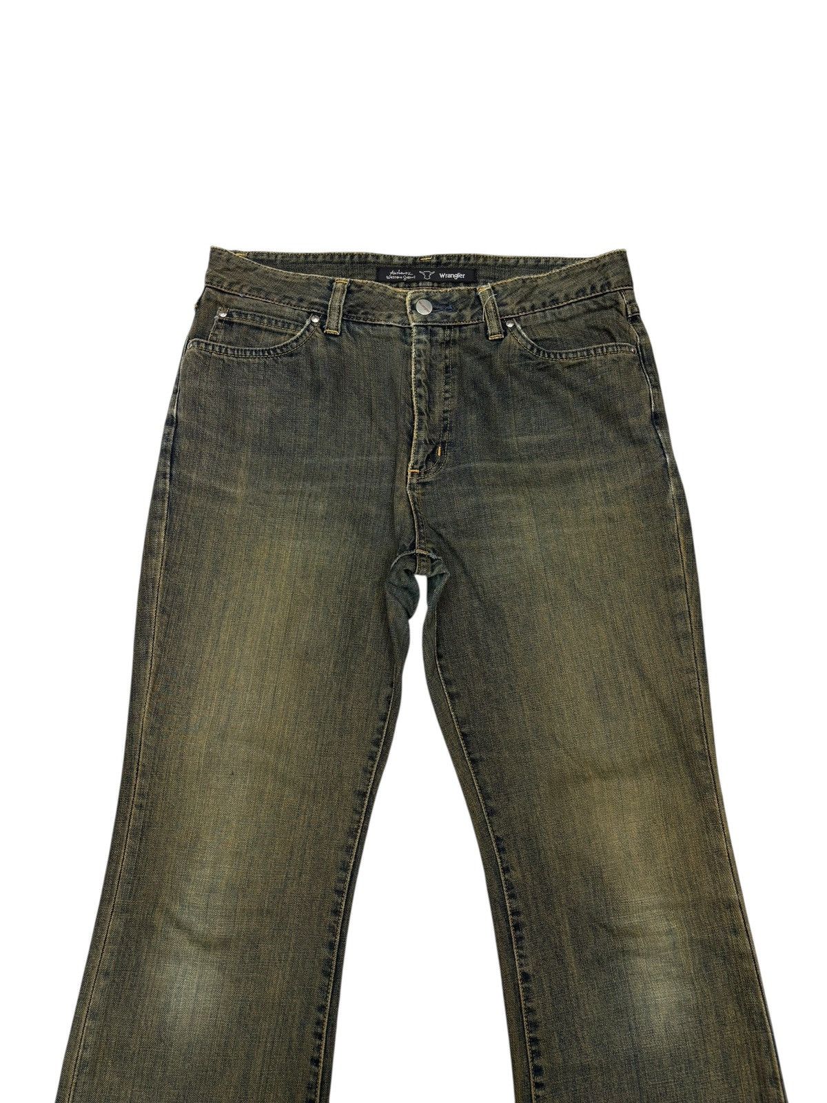 Kapital Flare Jeans Earthy Mud Wash Wrangler Rusty Denim Jeans Size US 32 / EU 48 - 5 Thumbnail