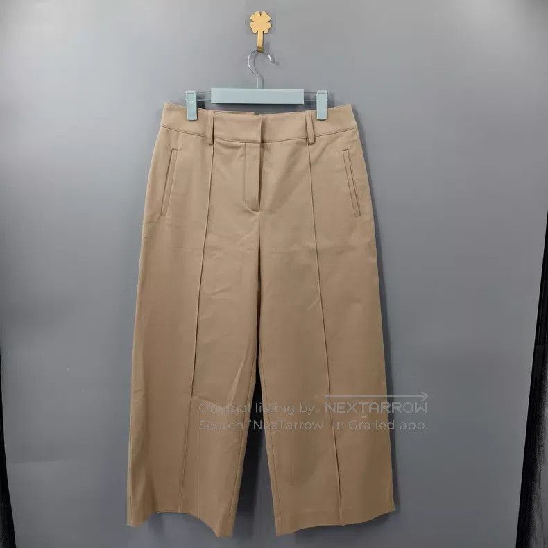 Hermes Hermes Khaki Wide Leg Pants Size 25" / US 0 / IT 36 - 1 Thumbnail
