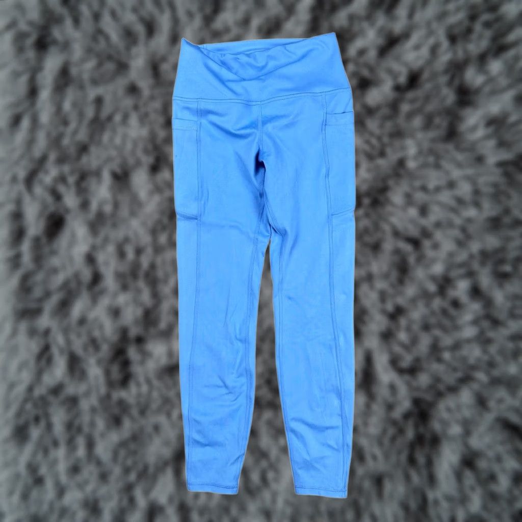 Vintage Gilly Hicks Light Blue Go Recharge High-Rise Pocket Leggings Women’s Medium Size 32" / US 10 / IT 46 - 1 Thumbnail