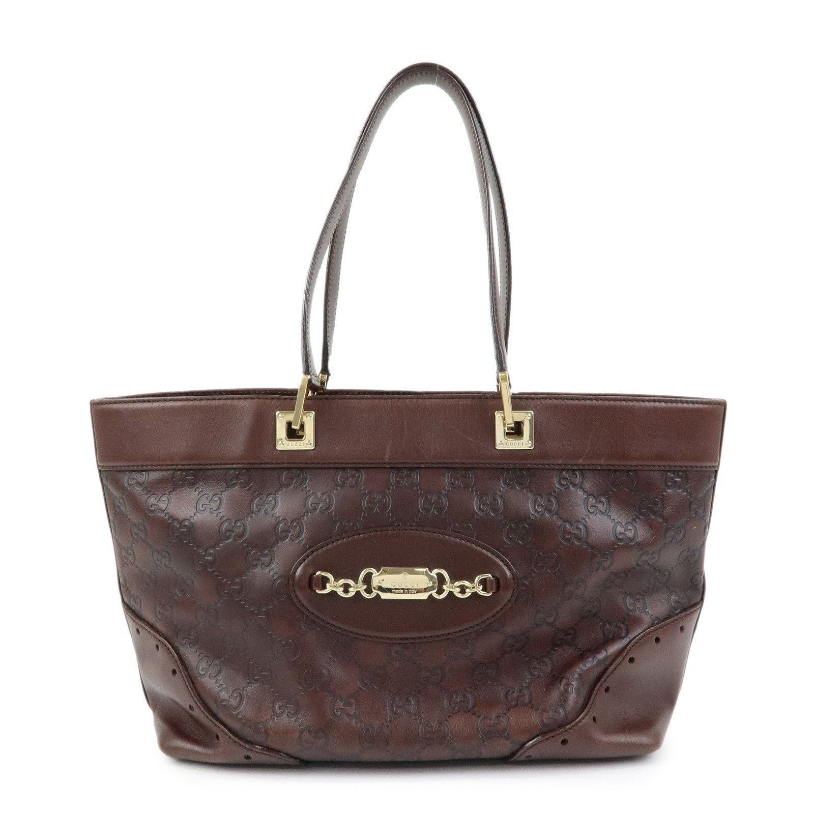 Gucci Gucci Guccissima Leather Tote Brown Size ONE SIZE - 1 Thumbnail
