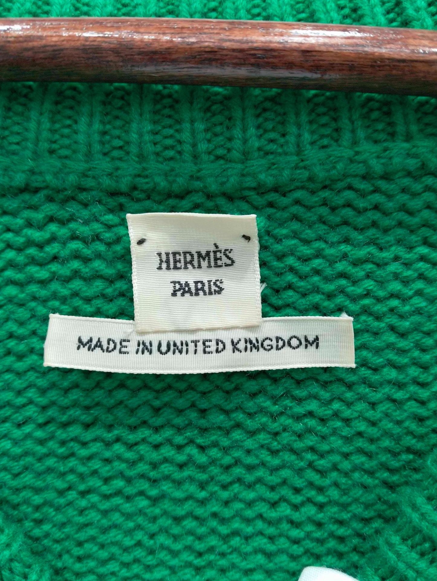 Hermes HERMES Sweater 36 (120) 60 60 66 Size XS / US 0-2 / IT 36-38 - 3 Thumbnail