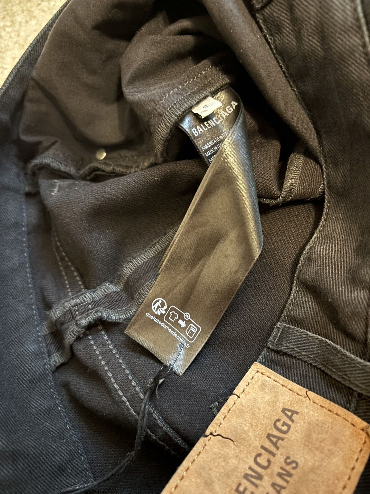 Balenciaga Balenciaga Flared Cargo Pants Sunbleached Black Size US 30 / EU 46 - 7 Thumbnail