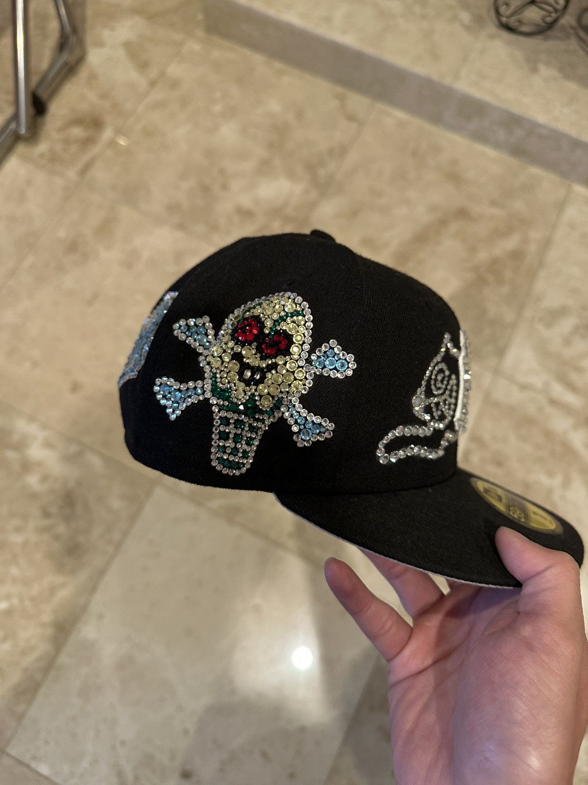 New Era New Era Swarovski BBC Icecream Fitted Hat Pharrell Yankees Size ONE SIZE - 4 Thumbnail