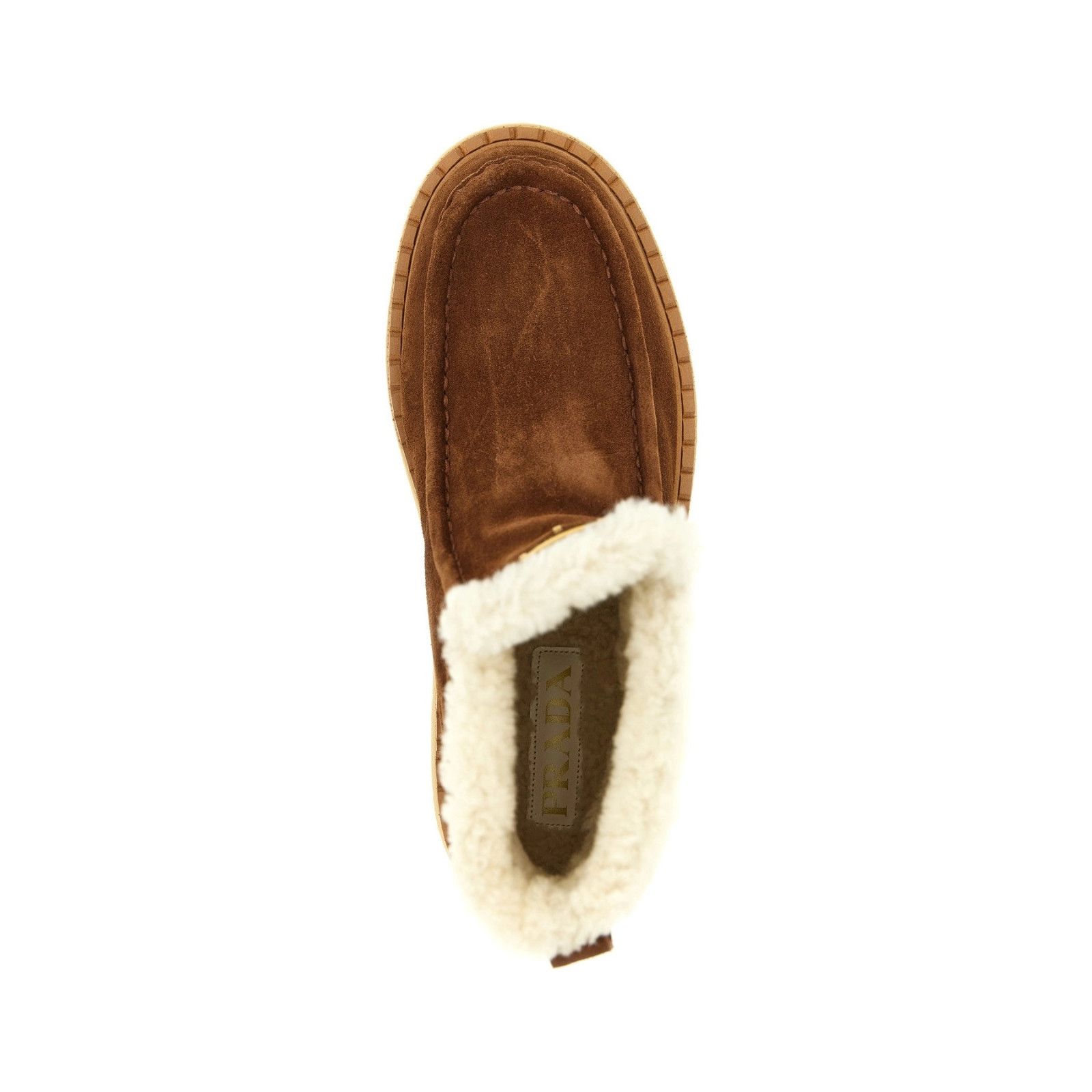 Prada PRADA Cocoa Brown Suede/Shearling Boots New & Authentic (Wom Size US 8 / IT 38 - 4 Thumbnail