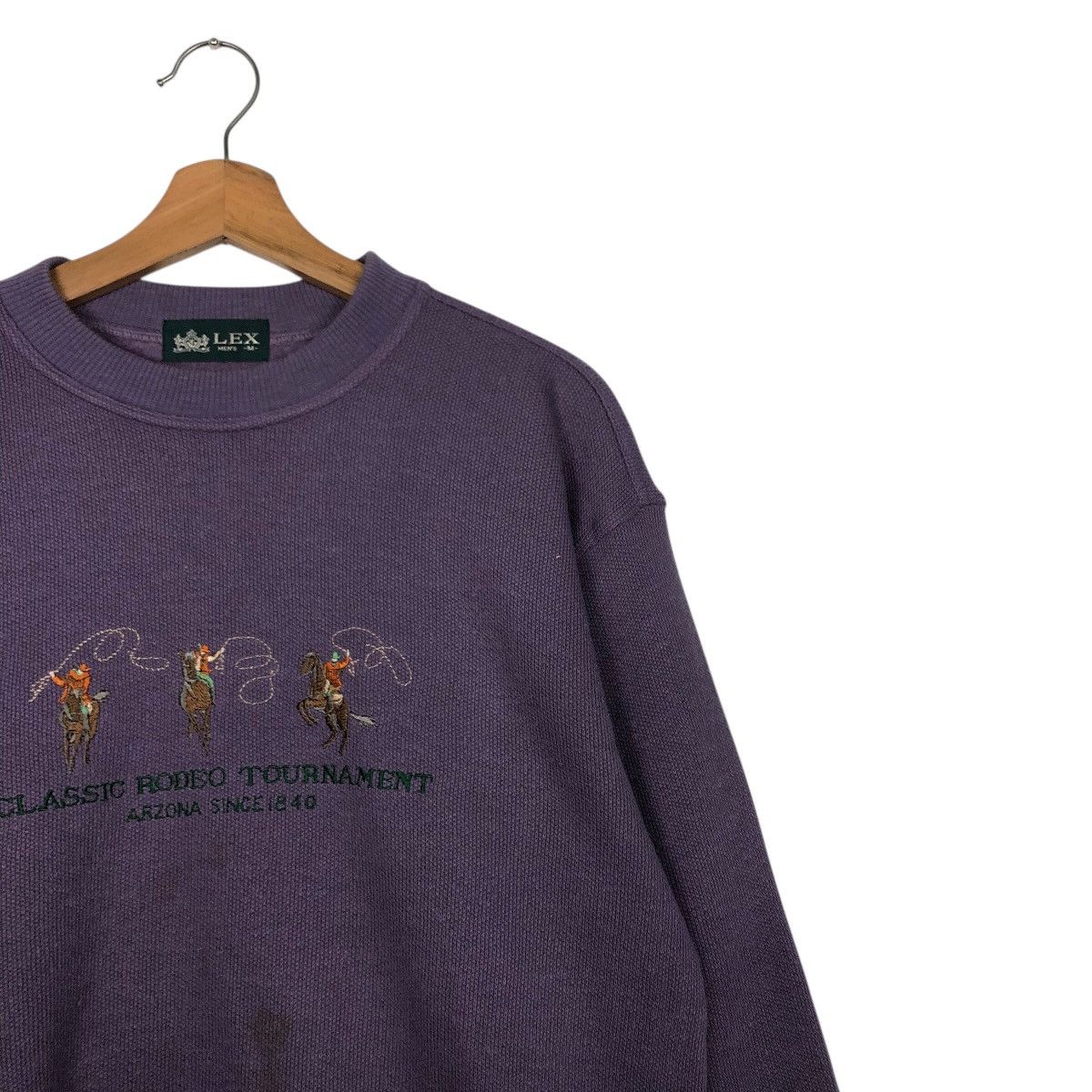 Issey Miyake 📌Vintage Sweatshirt Lex Big Logo Over Print Embroidery Size US M / EU 48-50 / 2 - 7 Thumbnail