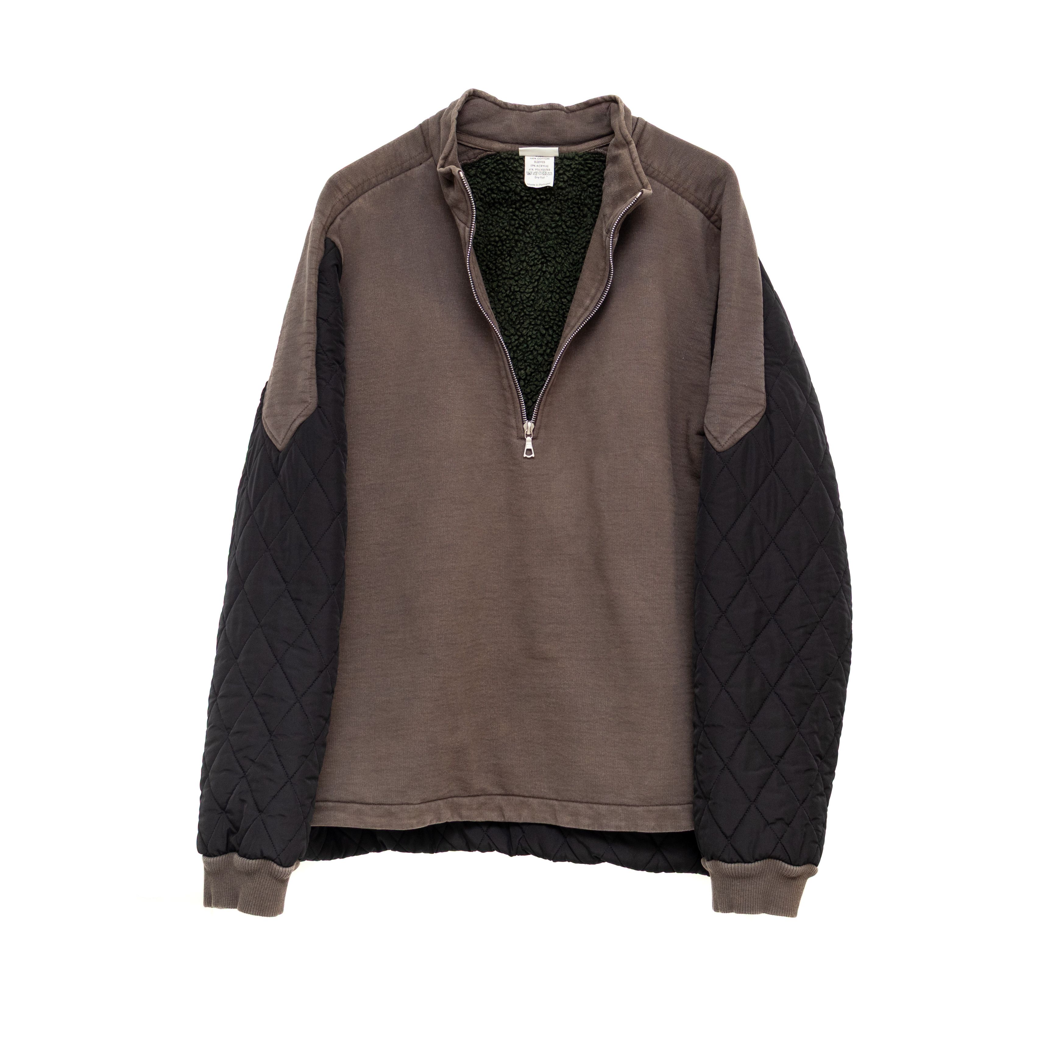 Dries Van Noten Dries Van Noten Quilted Sleeve Half-Zip Pullover Size Large Size US L / EU 52-54 / 3 - 1 Thumbnail