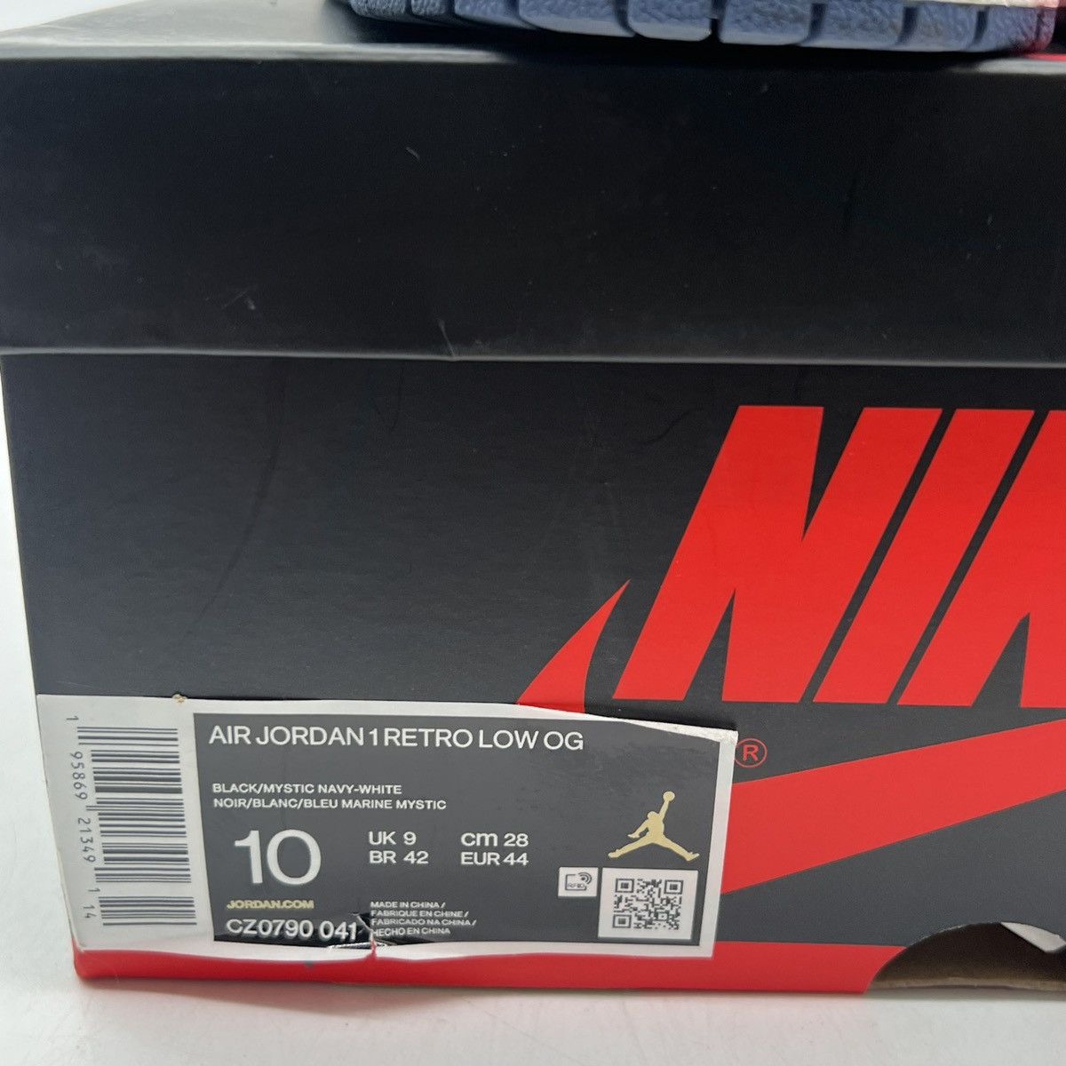 Nike Air Jordan 1 low mystic navy Size US 10 / EU 43 - 6 Thumbnail