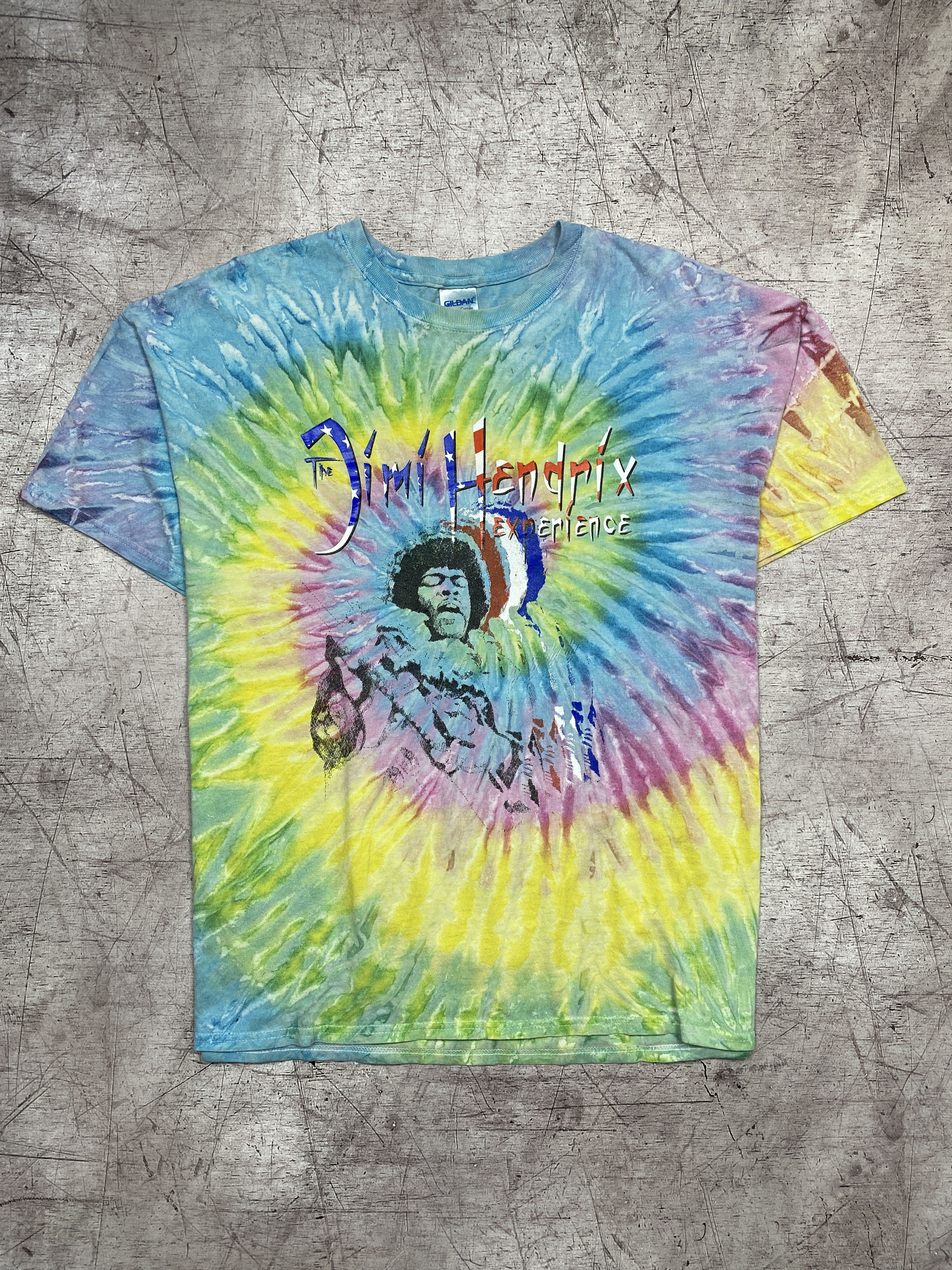 Jimi Hendrix × Vintage Jimi Hendrix Vintage Mens Crew Neck T-Shirt Size US XL / EU 56 / 4 - 1 Thumbnail