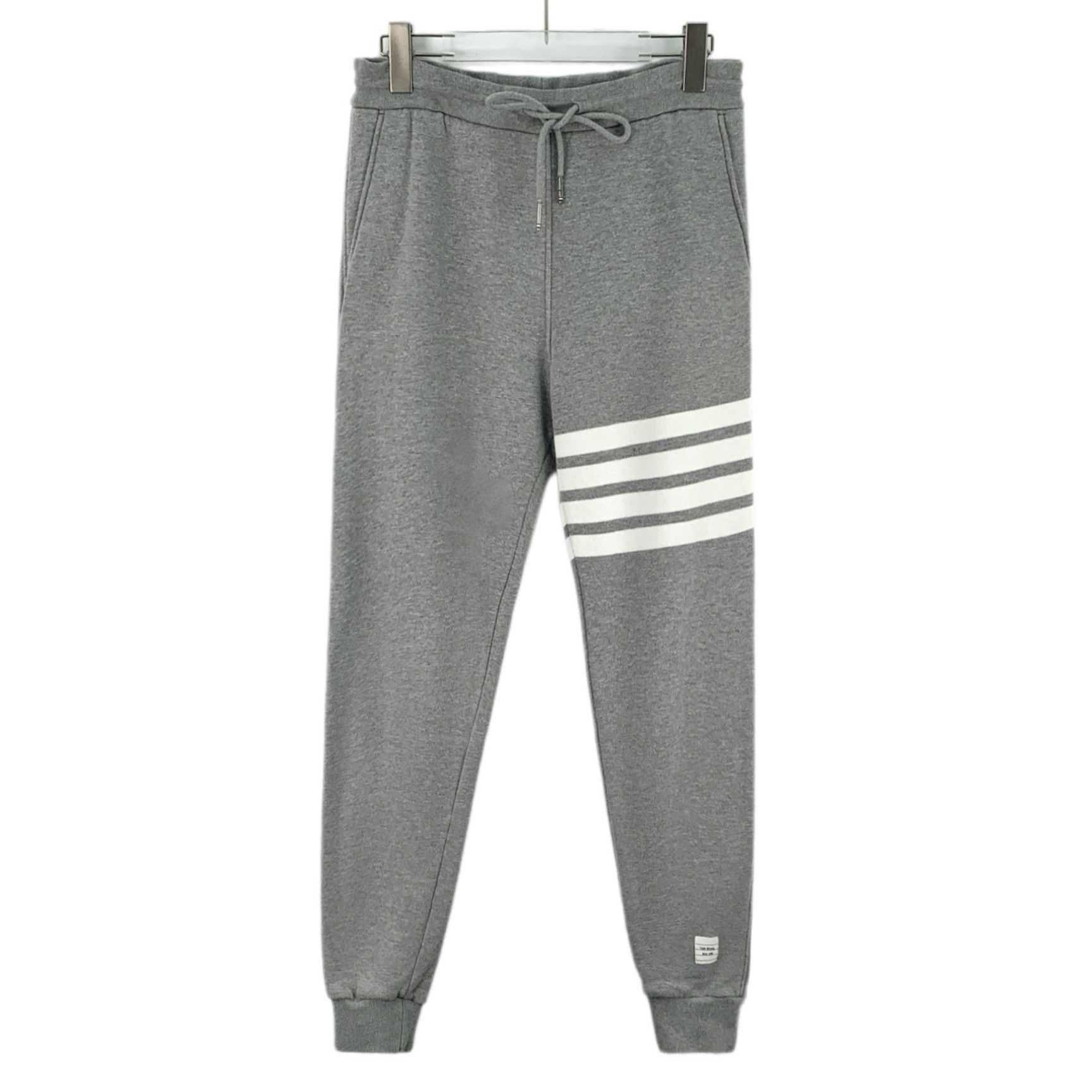 Thom Browne Thom Browne Four-Bar Sweatpants Grey (Size 2) Size US 26 / EU 42 - 1 Thumbnail