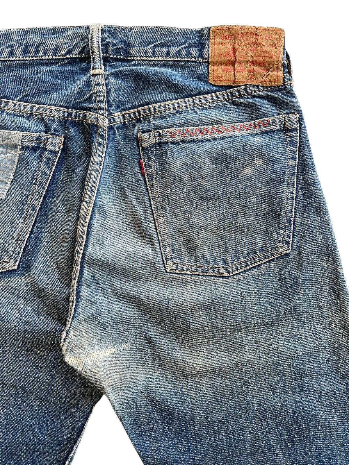 The Real McCoy's Joe McCOY Patchwork Selvedge Denim Size US 32 / EU 48 - 10 Thumbnail
