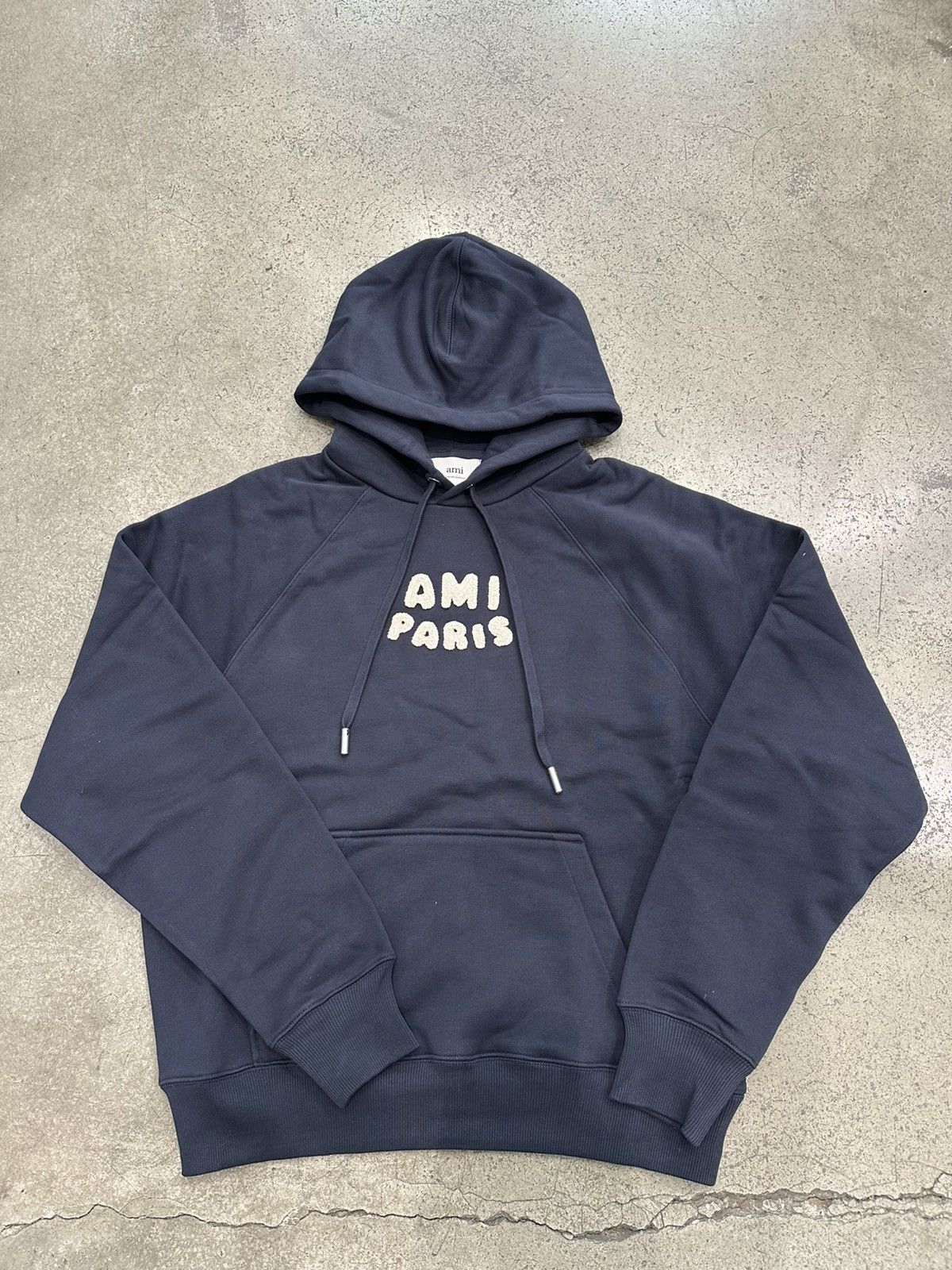AMI AMI - Hoodie Loopback Navy Size US L / EU 52-54 / 3 - 1 Thumbnail