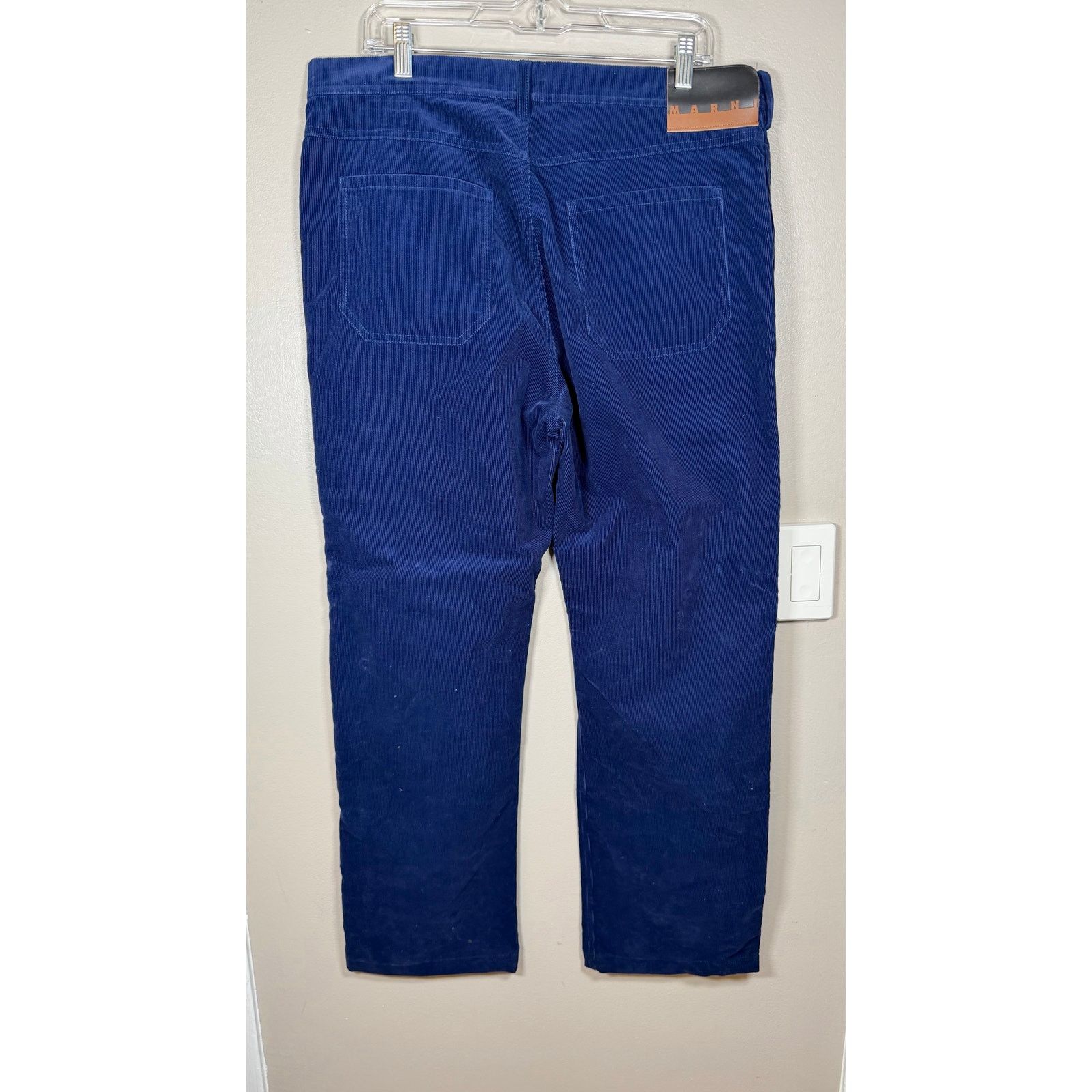 Marni NWT Marni Navy Corduroy Trousers size 54IT/38 US $750 Size US 38 / EU 54 - 4 Thumbnail