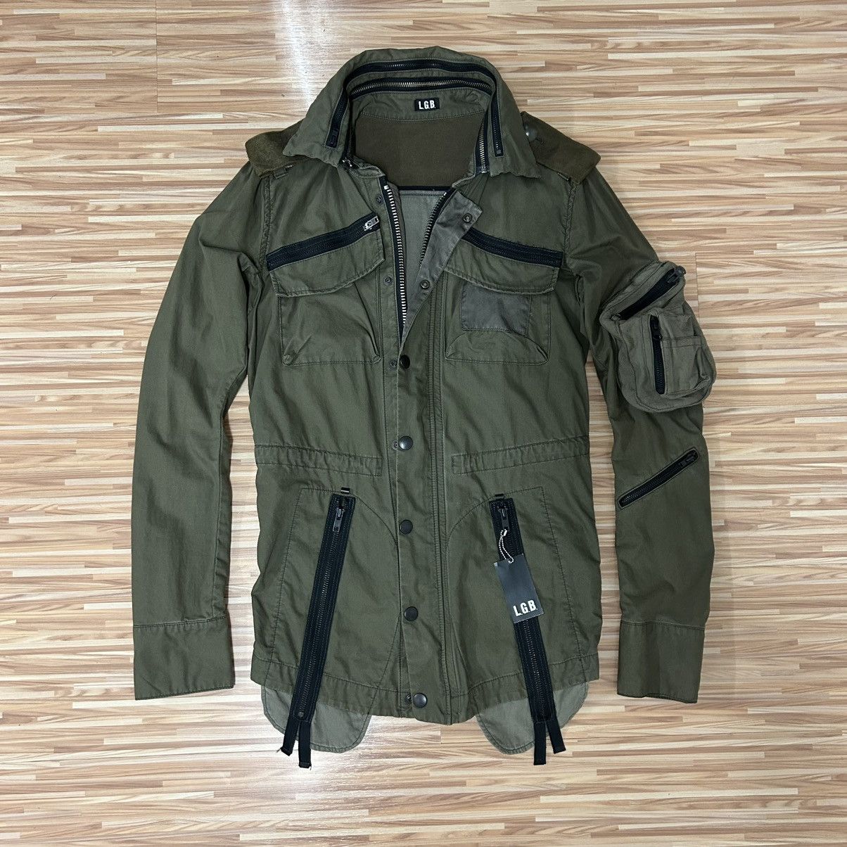 Le Grande Bleu (L.G.B.) LGB Military Parachute Field Jacket Size US S / EU 44-46 / 1 - 5 Thumbnail