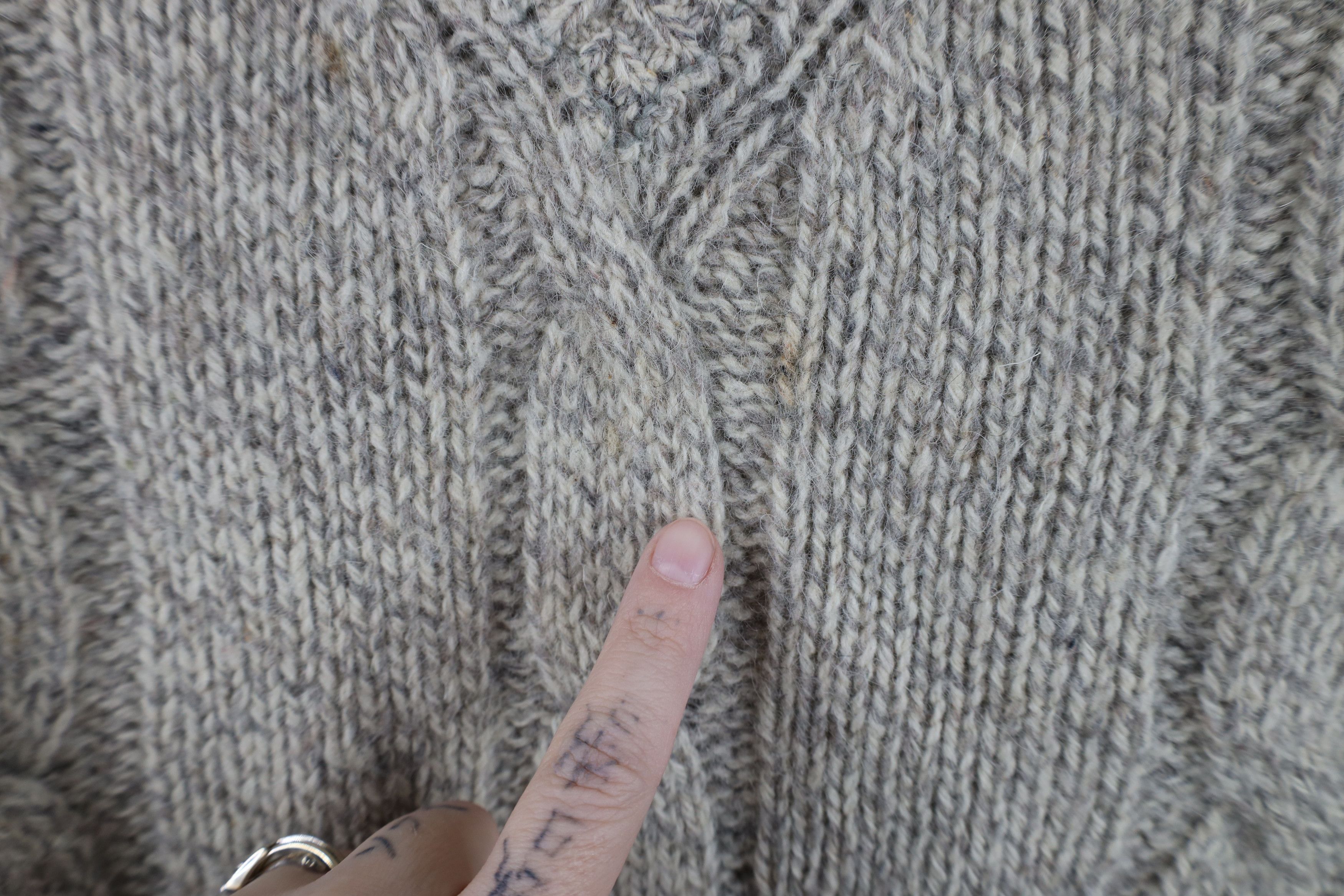 Vintage Vintage 90s Streetwear Blend Chunky Cable Knit Sweater Vest Size US XL / EU 56 / 4 - 5 Thumbnail