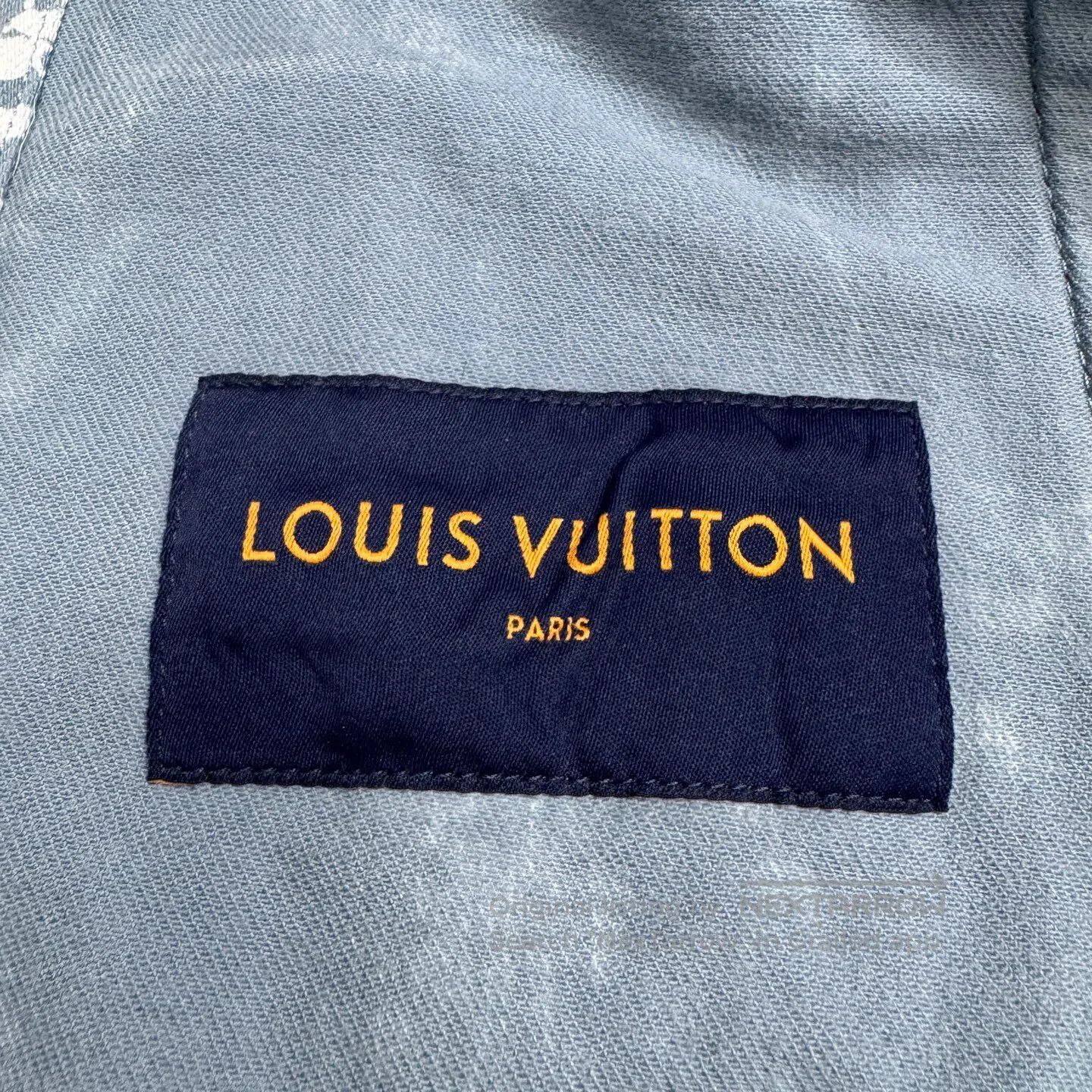 Louis Vuitton Louis Vuitton A denim jacket with a pattern of full wheat Size US S / EU 44-46 / 1 - 3 Thumbnail