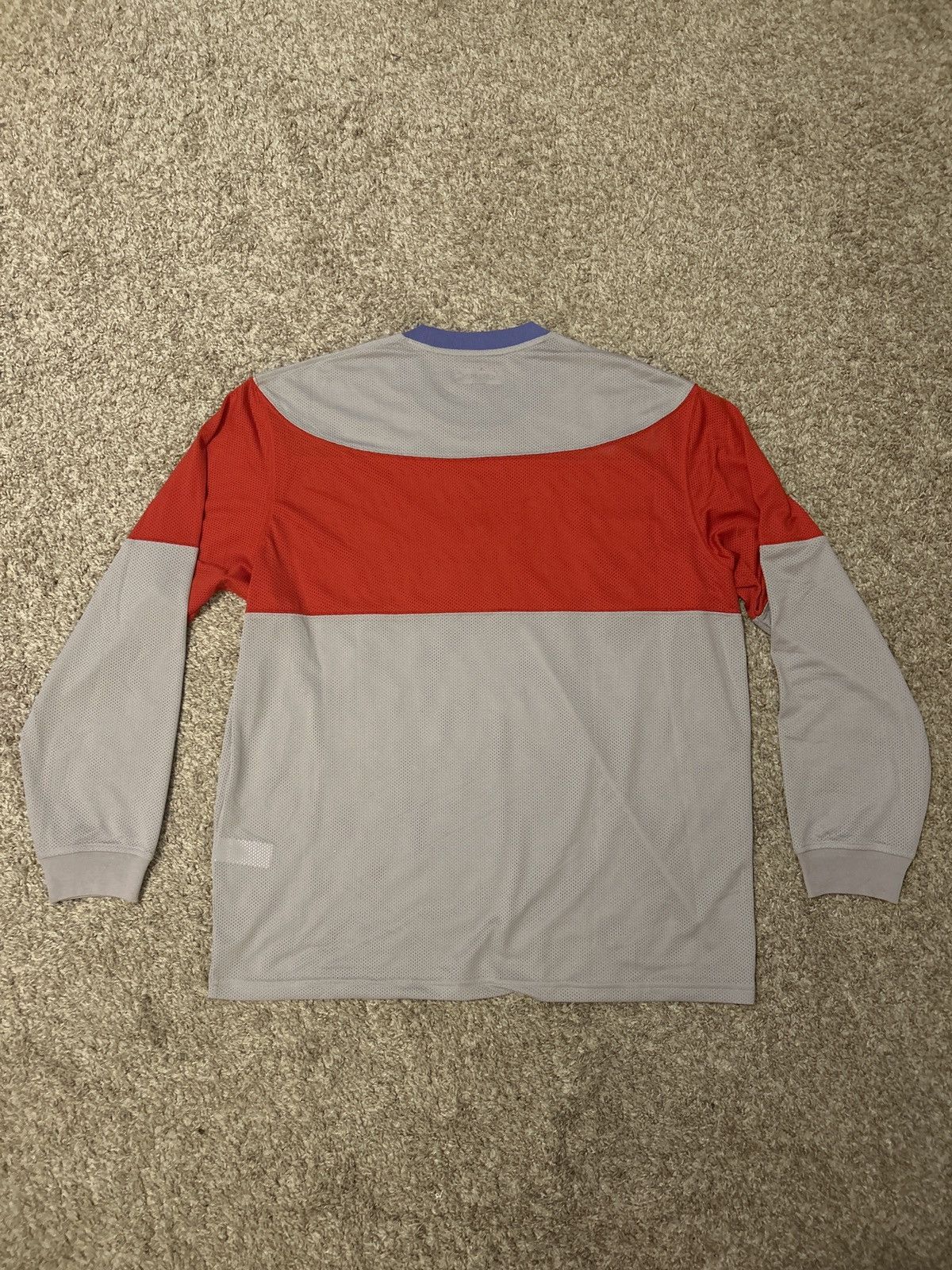 Supreme Arabic Mesh Long Sleeve Jersey Top Size Medium SS 25 
