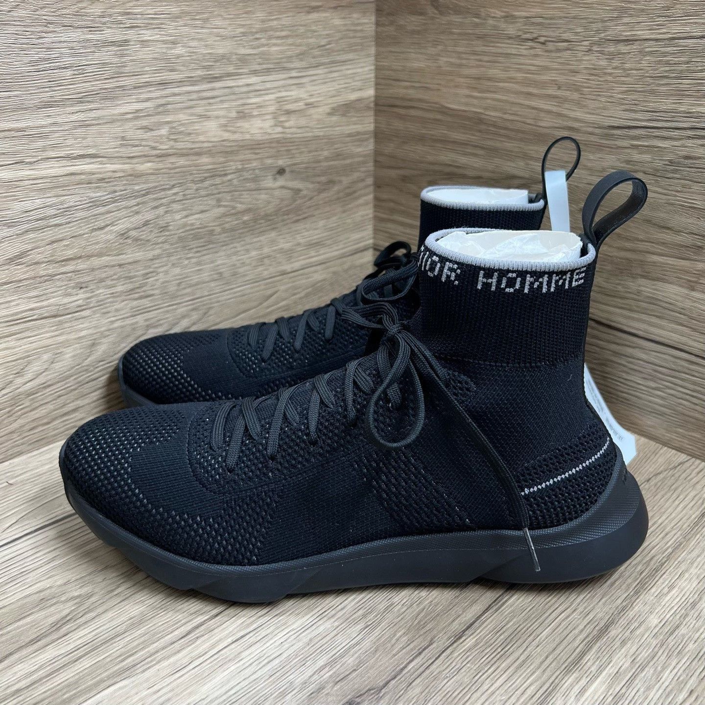 Dior Dior Black Hitop Sneakers 7 Men Size US 7 / EU 40 - 1 Thumbnail
