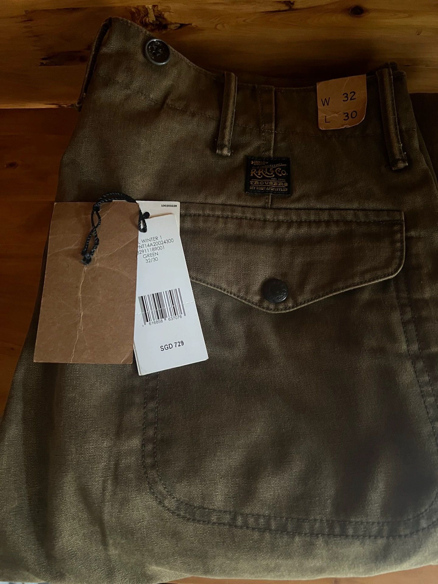 RRL Ralph Lauren RRL Vintage Canvas Bib Work Pants Authentic Size US 32 / EU 48 - 9 Thumbnail