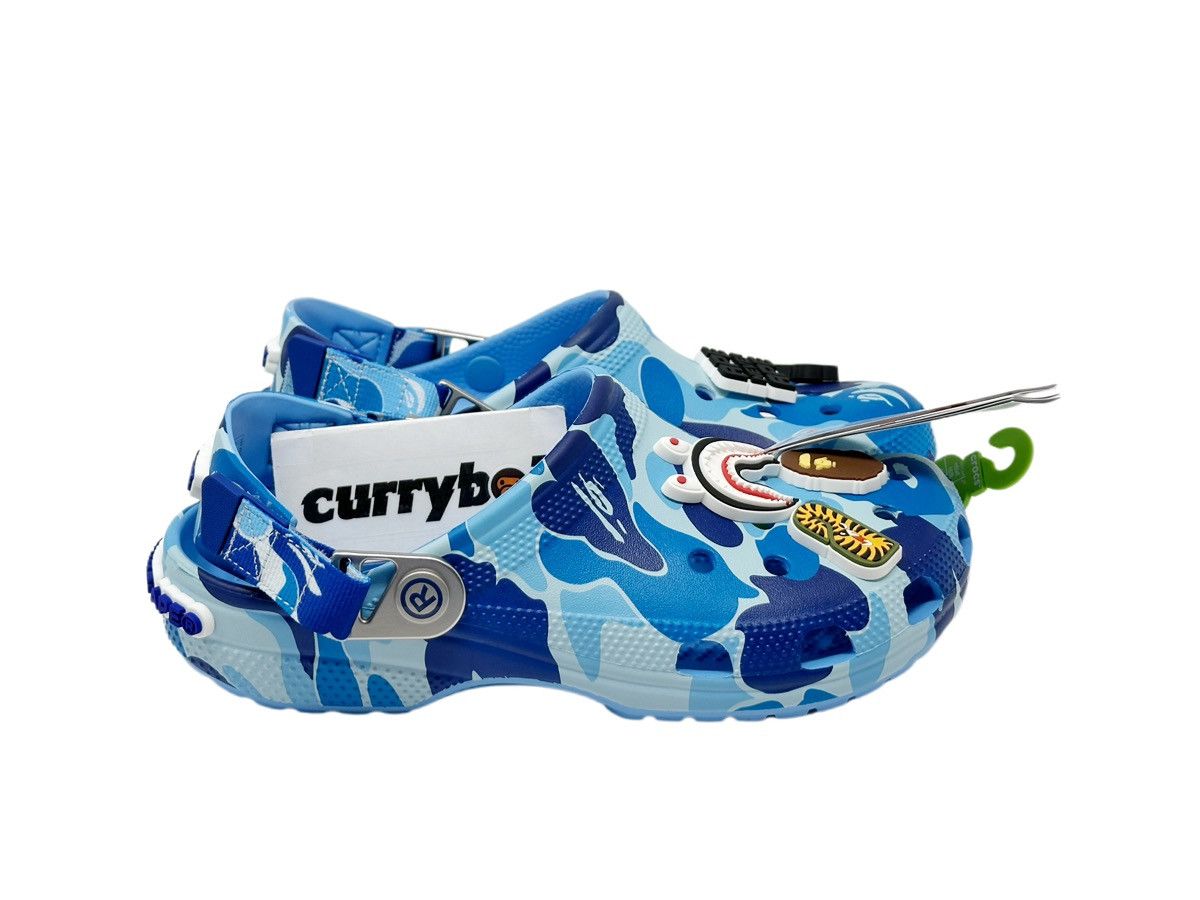 Bape × Crocs Crocs Classic Clog A Bathing Ape ABC Camo Blue Size US 10 / EU 43 - 6 Thumbnail