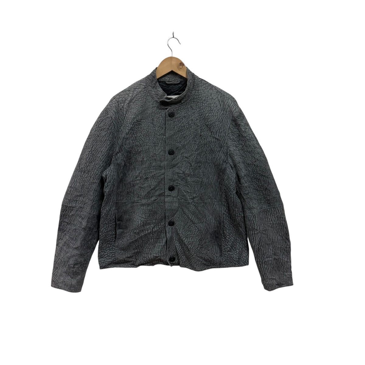 Emporio Armani × Vintage 90s Emporio Armani Double Zip Leather