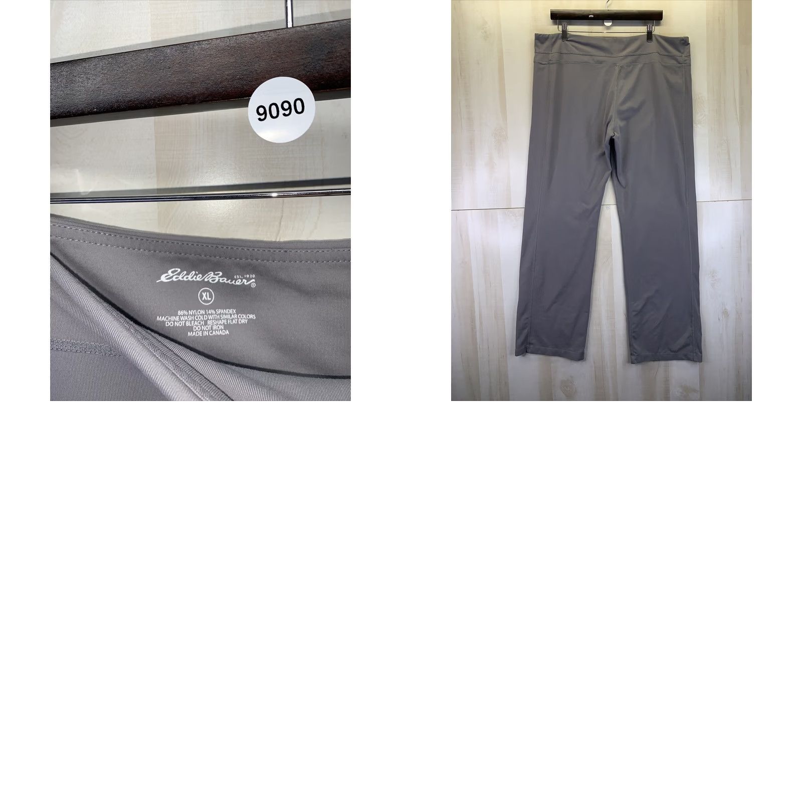 Eddie Bauer Eddie Bauer Gray Straight Leg Activewear Legging Pants Womens XL-9090 Size 40" / US 18 - 8 Thumbnail
