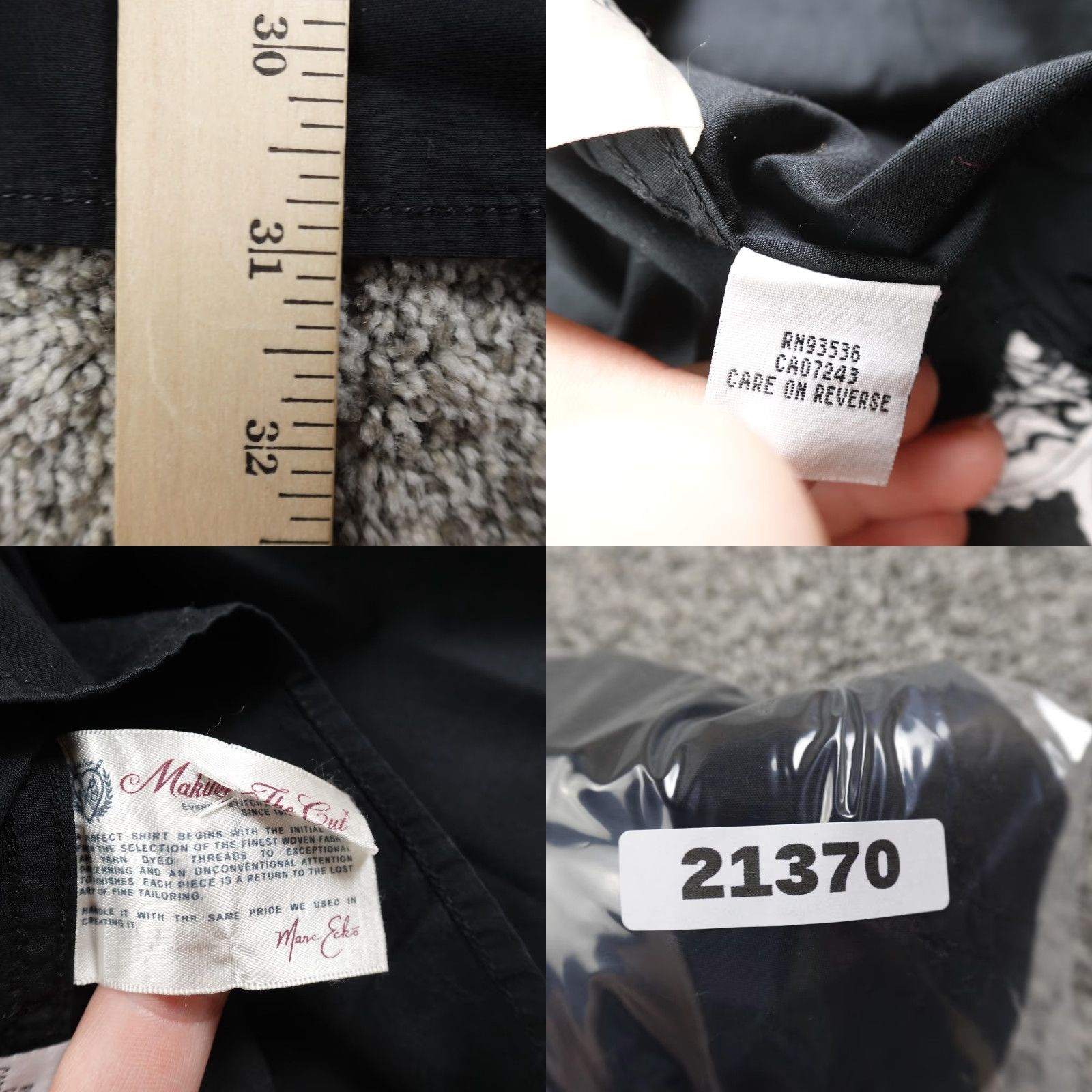 Vintage Marc Ecko Shirt Mens XL Black Western Pearl Snap Button Up Military Utility Y2K Size US XL / EU 56 / 4 - 8 Thumbnail