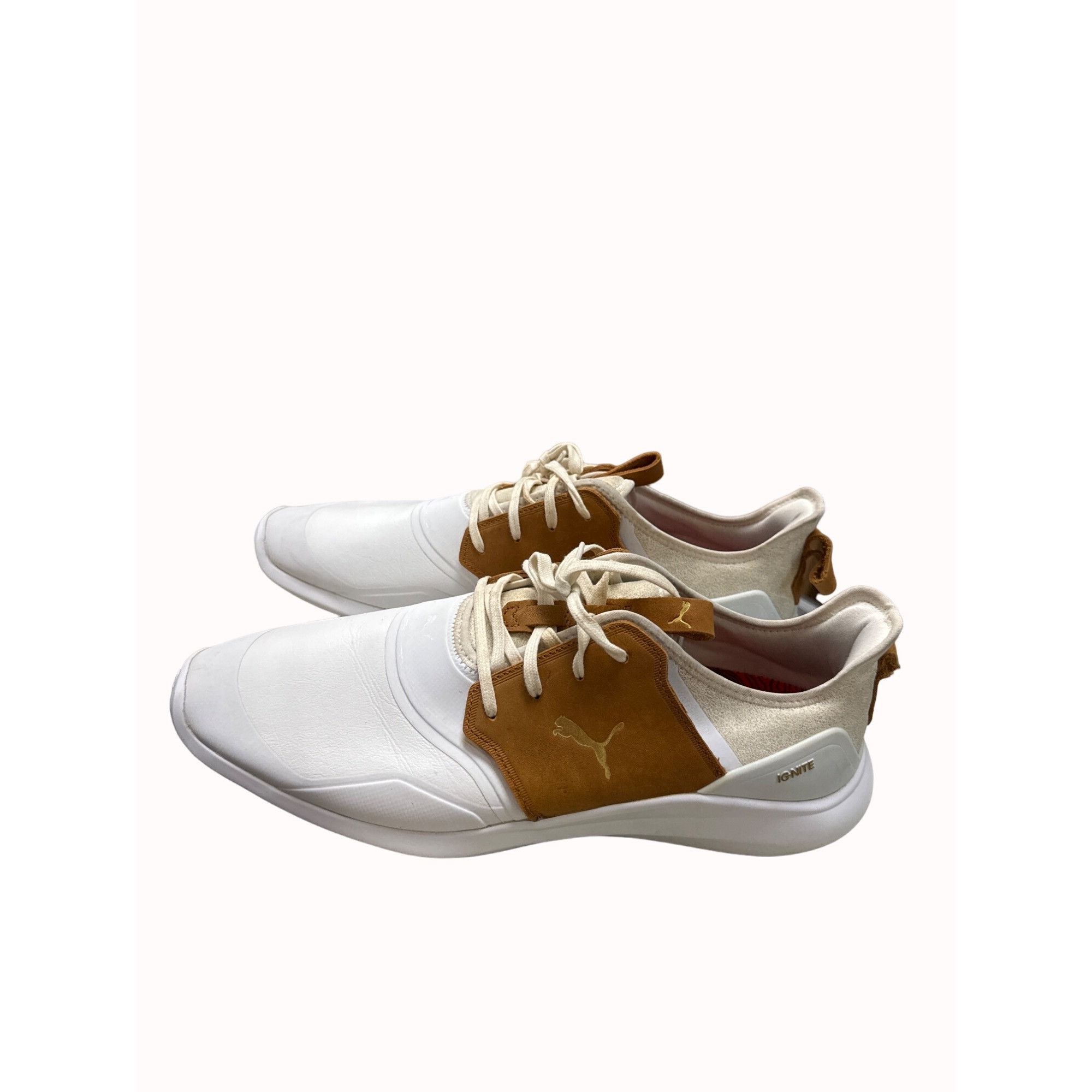 Puma Puma Ignite men’s white brown fashion shoes sneakers size 12 Size US 12 / EU 45 - 13 Thumbnail