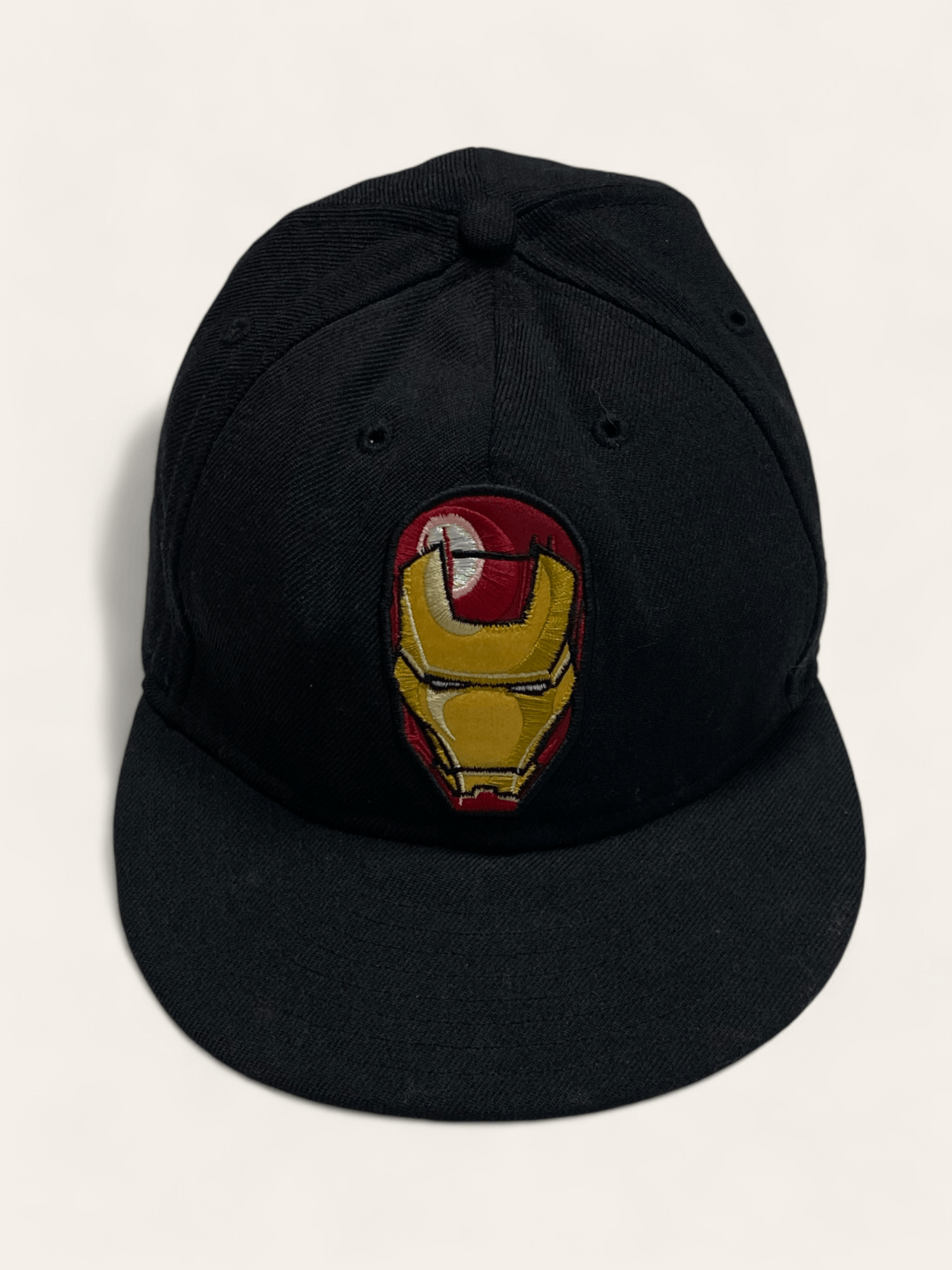 Marvel Comics VINTAGE IRON MAN BIG LOGO NEW ERA BLACK CAP Size 26 - 2 Thumbnail