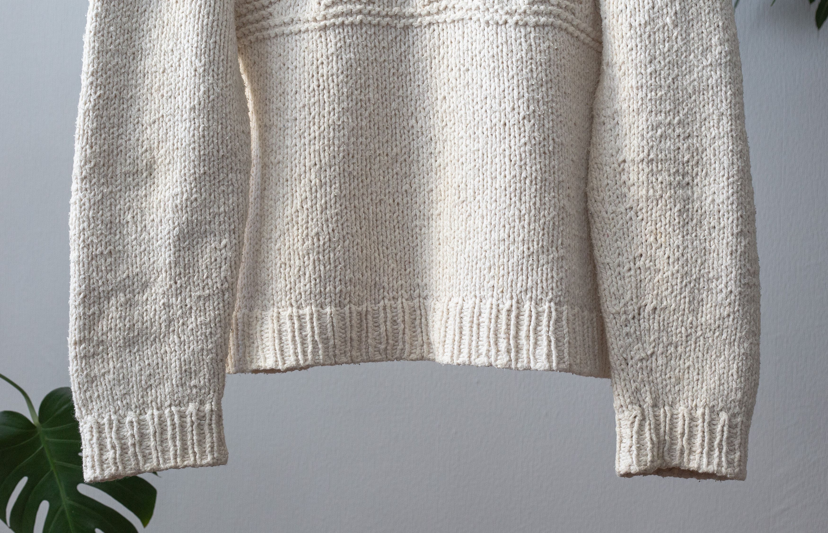 Yohji Yamamoto hand-knit cotton sweater Size US S / EU 44-46 / 1 - 5 Thumbnail