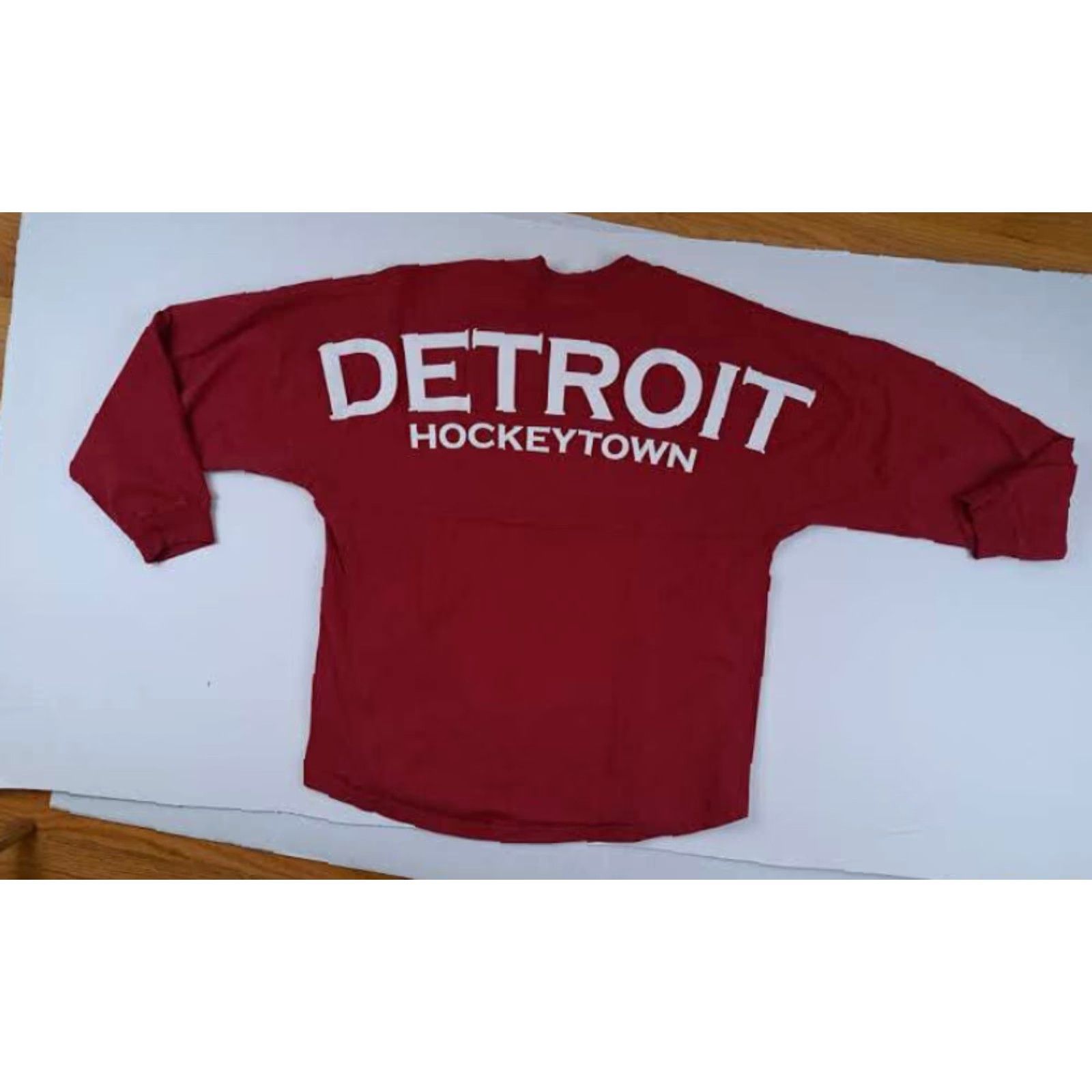 ESPIRIT VINTAGE Detroit Red Wings Hockeytown Heavy-Duty Jersey T-Shirt LG Spirit Size US L / EU 52-54 / 3 - 4 Thumbnail