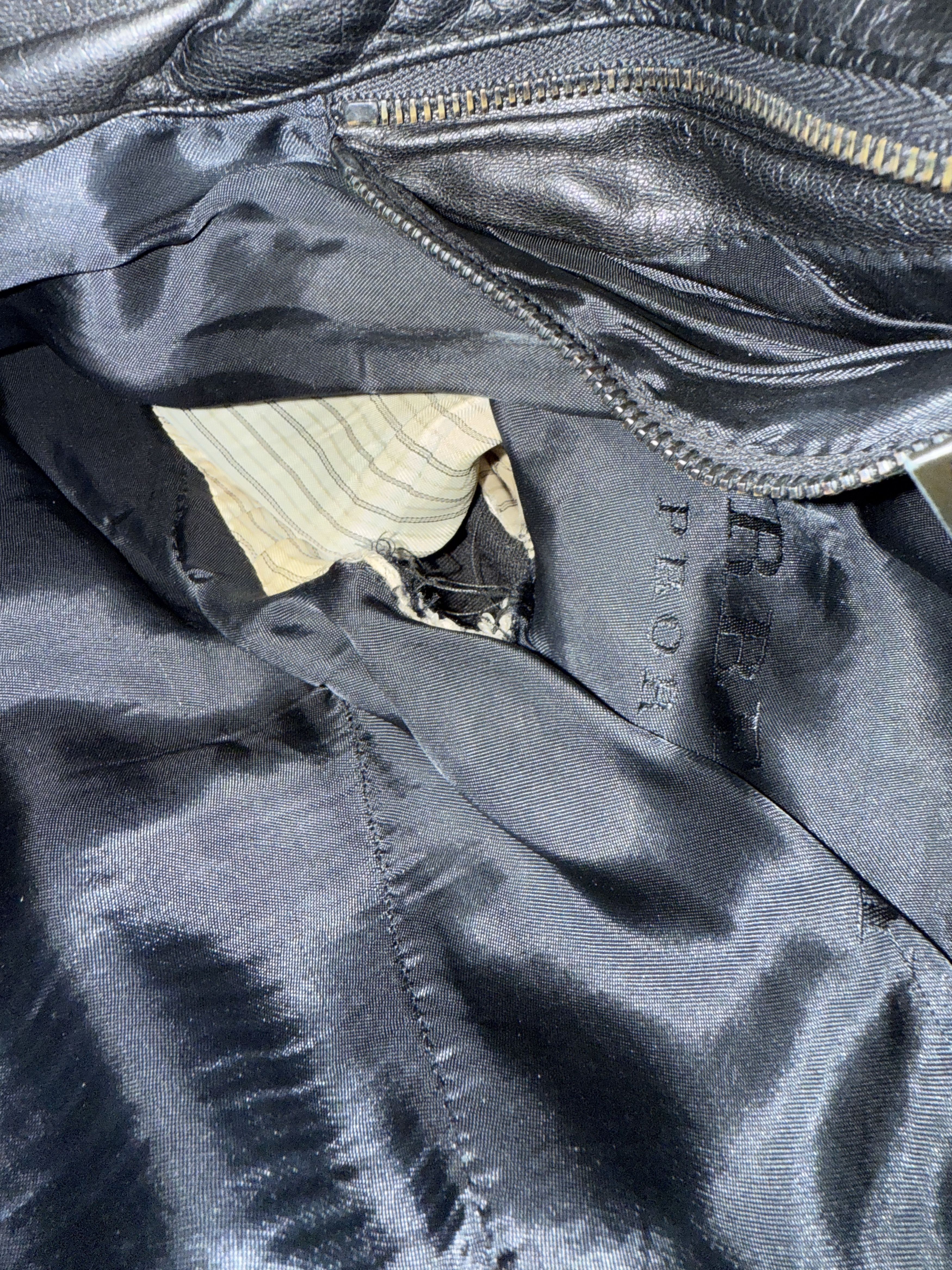 Burberry Prorsum Burberry Prorsum SS11 Belted Leather Racer Biker Jacket Size US S / EU 44-46 / 1 - 10 Thumbnail