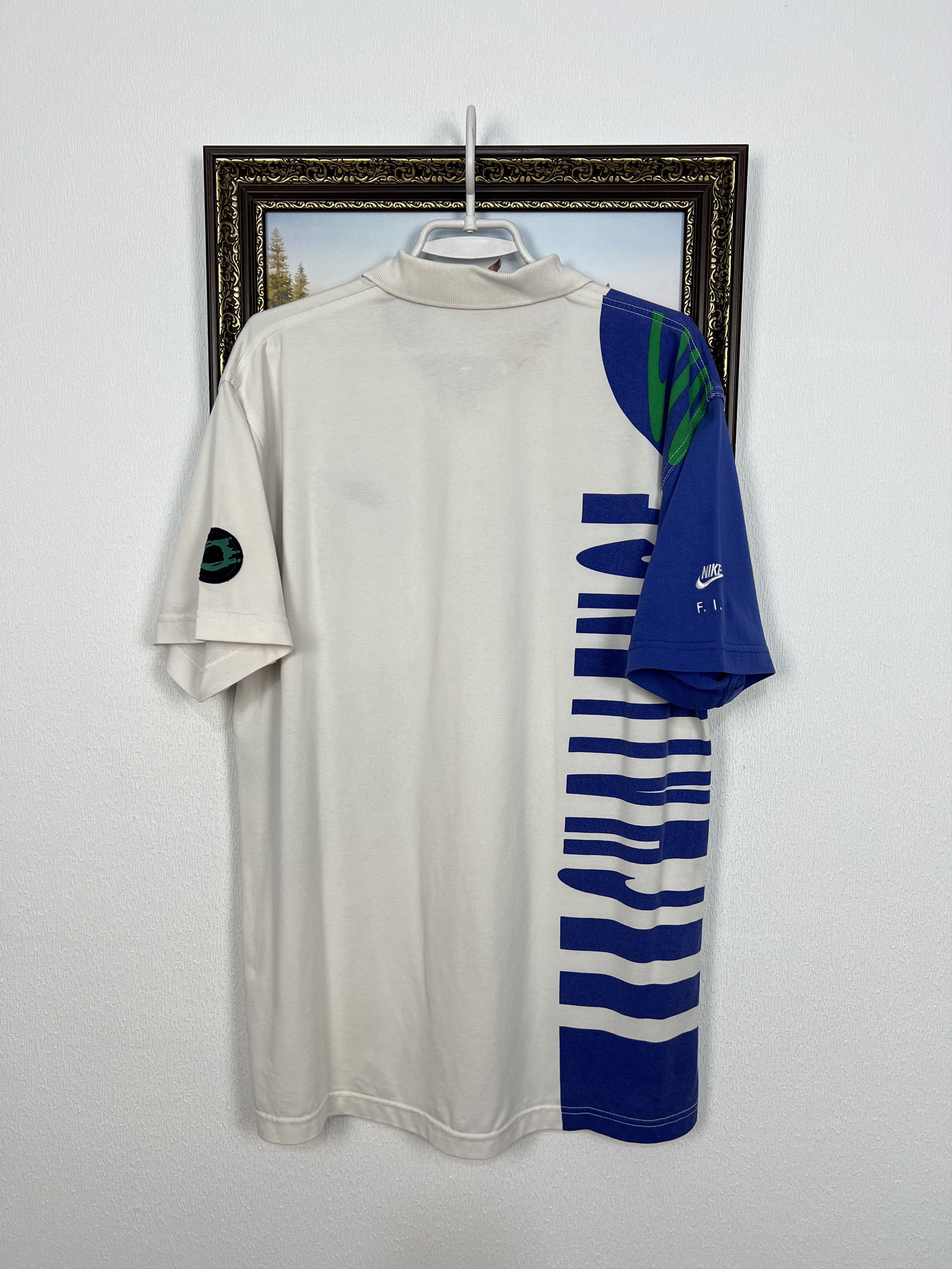 Nike Vintage Nike Challenge Court Agassi Polo Tennis Shirt Tee Size US M / EU 48-50 / 2 - 12 Thumbnail