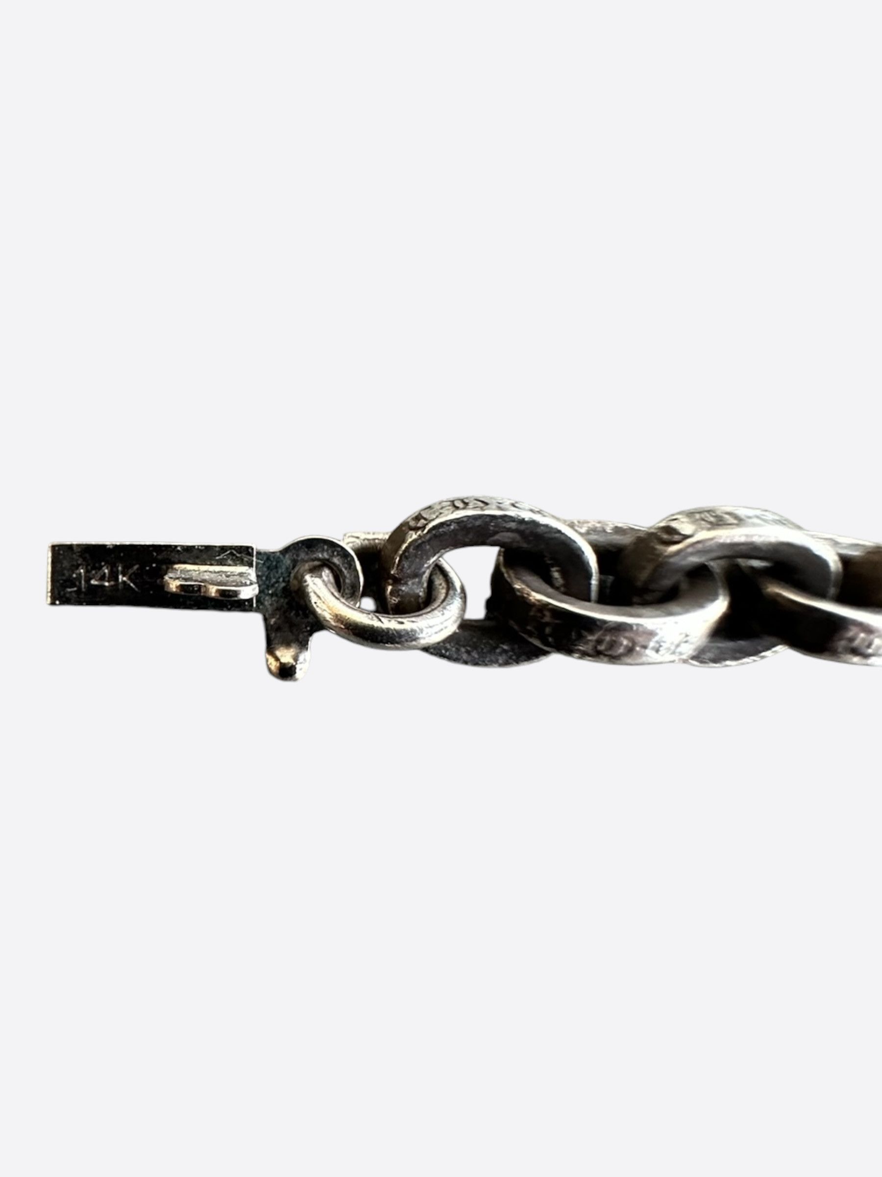Chrome Hearts Chrome Hearts Silver Paperchain Necklace Size ONE SIZE - 3 Thumbnail