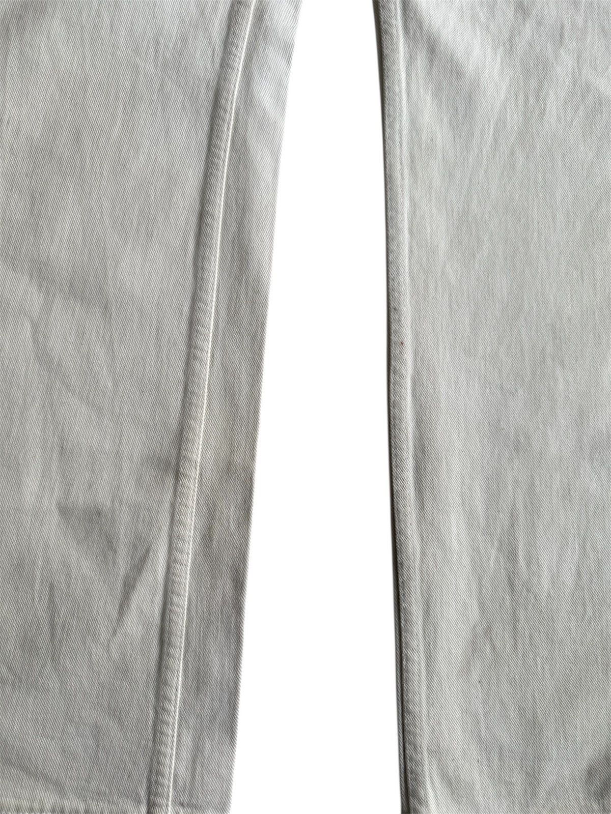 Helmut Lang 1998 Helmut Lang White Denim on Kanye Style Size US 29 - 3 Thumbnail