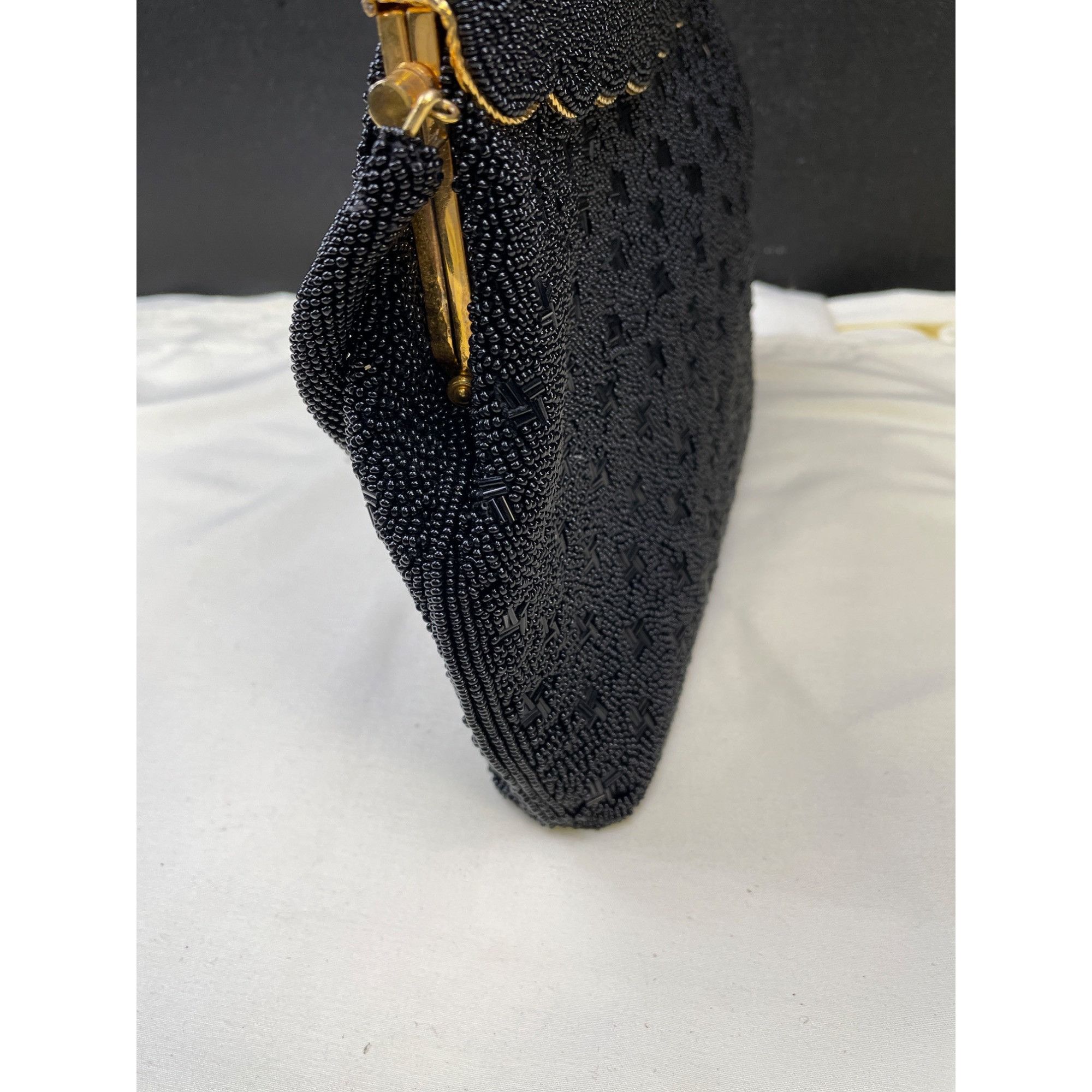 Other Stephen Chx Womens Black Beaded Evening Purse Handbag SKU 65 Size ONE SIZE - 7 Thumbnail