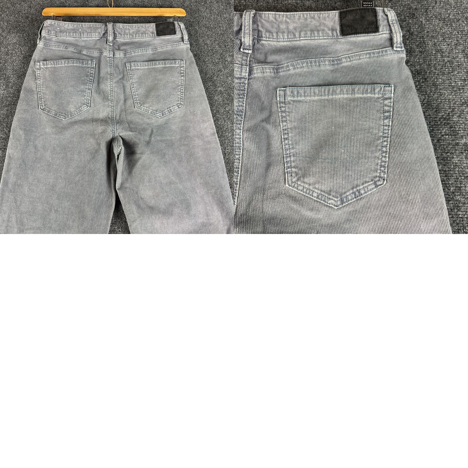 American Eagle Outfitters American Eagle Outfitters Jeans Womens 10 Mom Straight Slate Blue Corduroy 5 Pocket Cotton Size 32" / US 10 / IT 46 - 8 Thumbnail