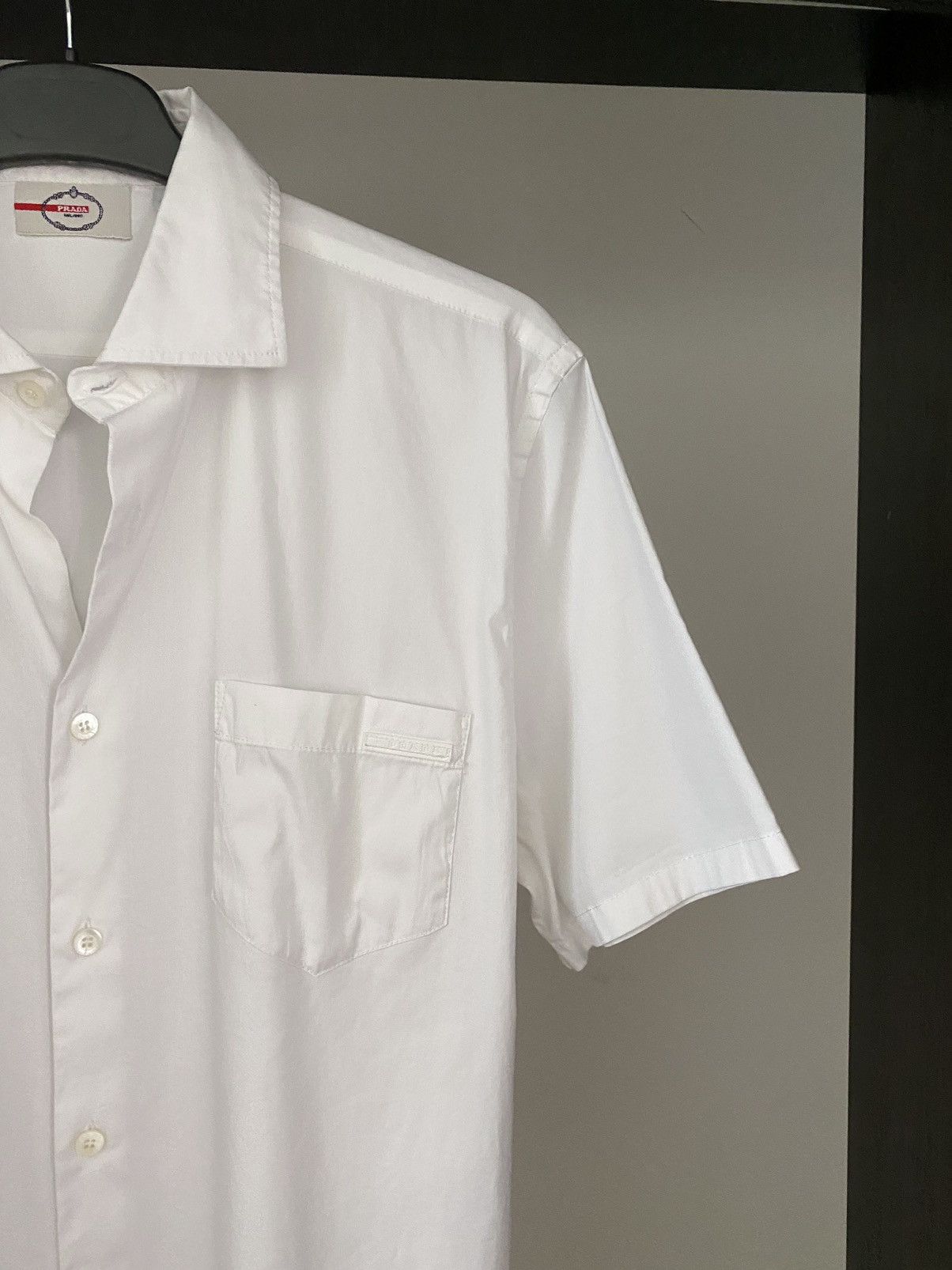 Prada Vintage Prada Short Sleeve Shirt Button Up Size US S / EU 44-46 / 1 - 2 Thumbnail