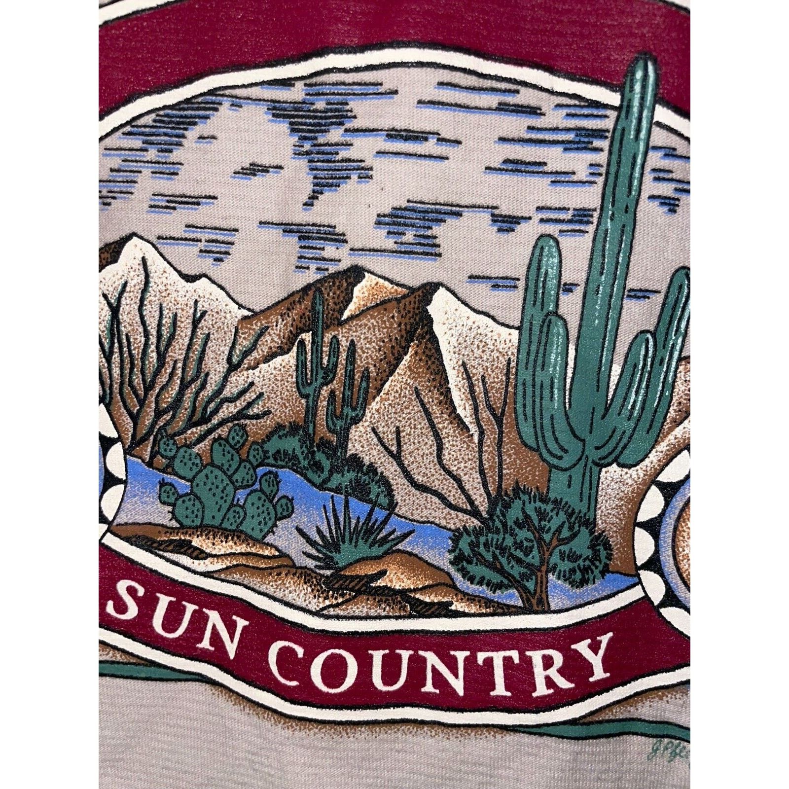 Vintage Vintage Arizona Shirt AZ Sun Country Cactus Aboriginal 90s L Size US L / EU 52-54 / 3 - 9 Thumbnail